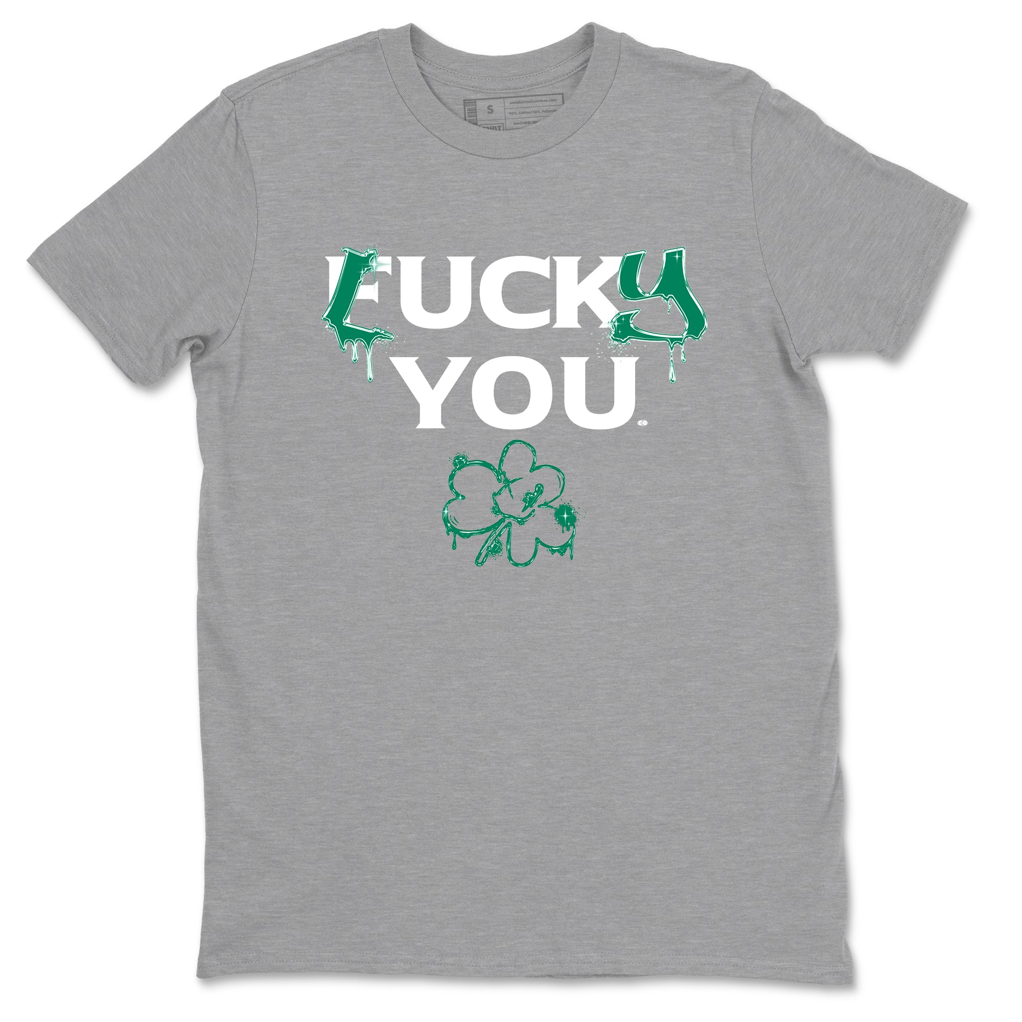 4s Oxidized Green shirts to match jordans Lucky You sneaker match tees Air Jordan 4 Oxidized Green Drip Gear Zone streetwear brand Heather Grey 2 unisex cotton tee