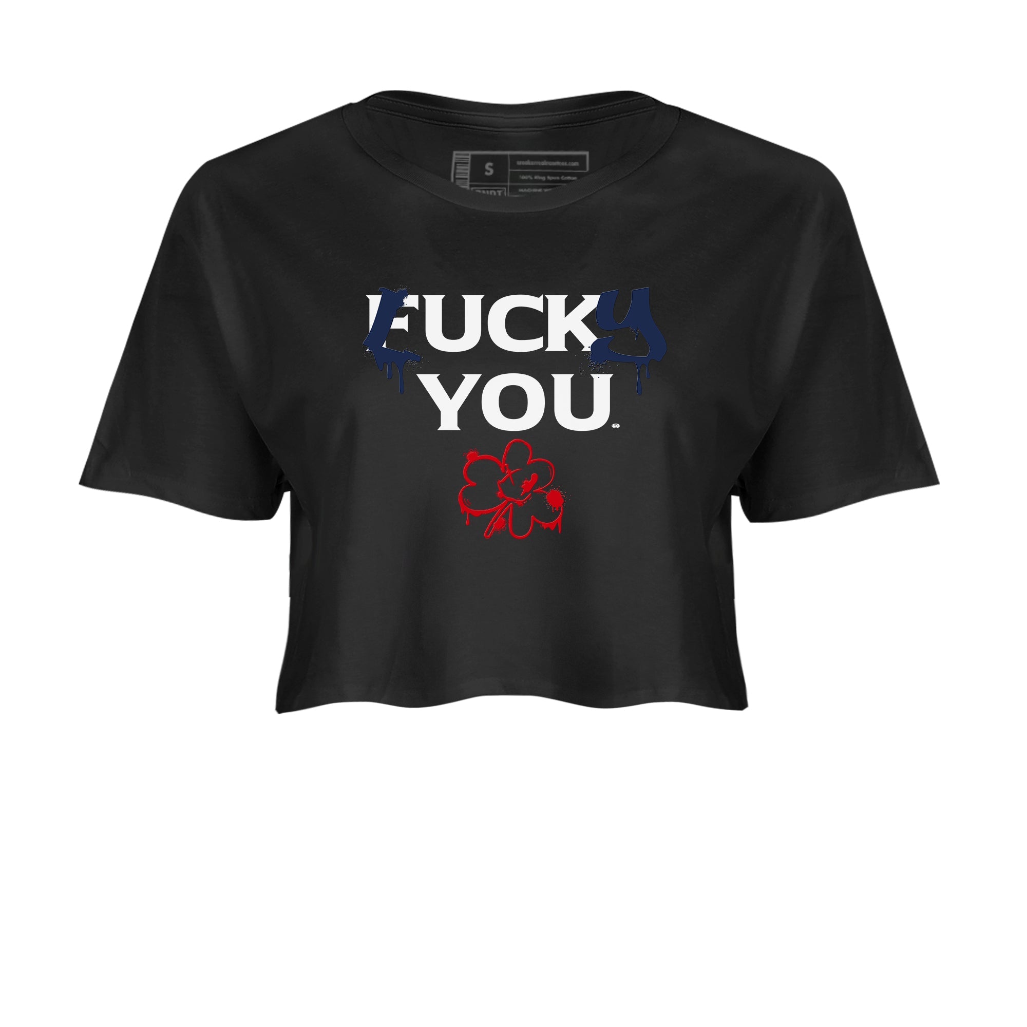 6s White And Midnight Navy shirts to match jordans Lucky You sneaker match tees Air Jordan 6 White And Midnight Navy Drip Gear Zone unisex cotton Black 2 Crop Shirts