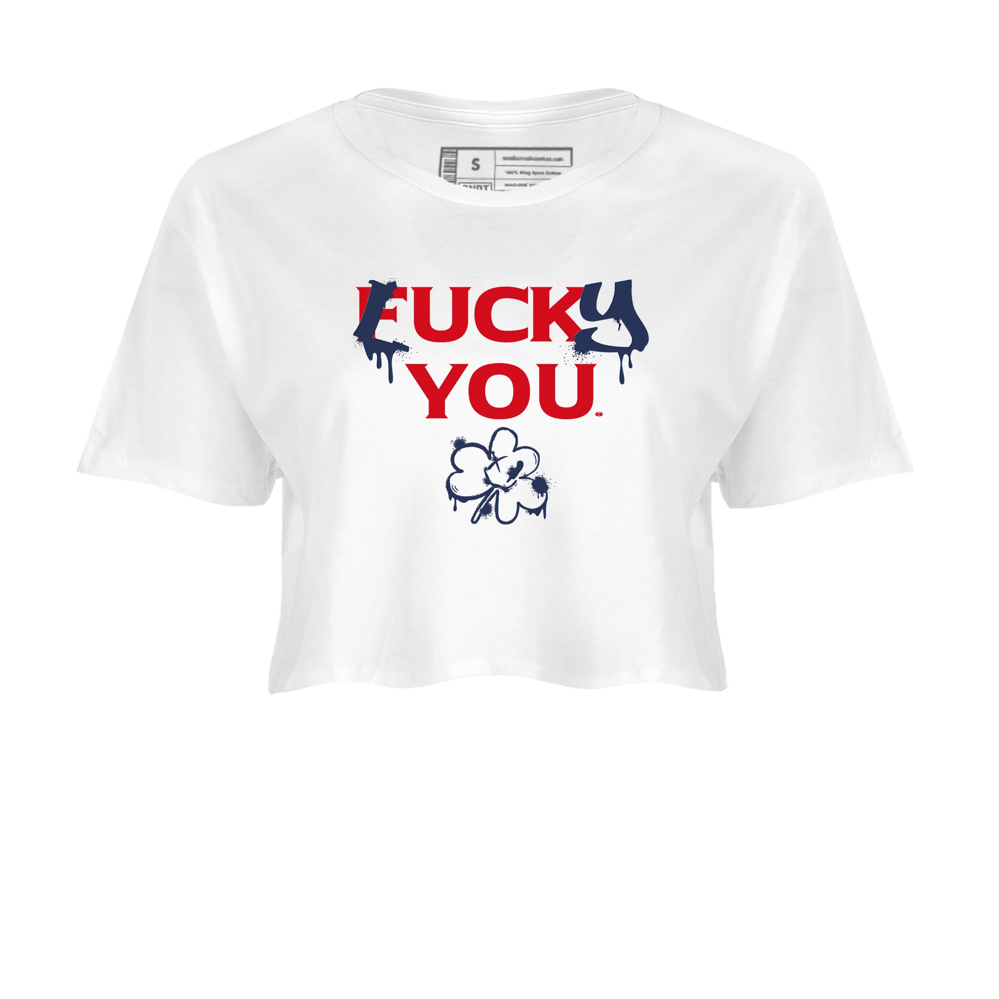 6s White And Midnight Navy shirts to match jordans Lucky You sneaker match tees Air Jordan 6 White And Midnight Navy Drip Gear Zone unisex cotton White 2 Crop Shirts