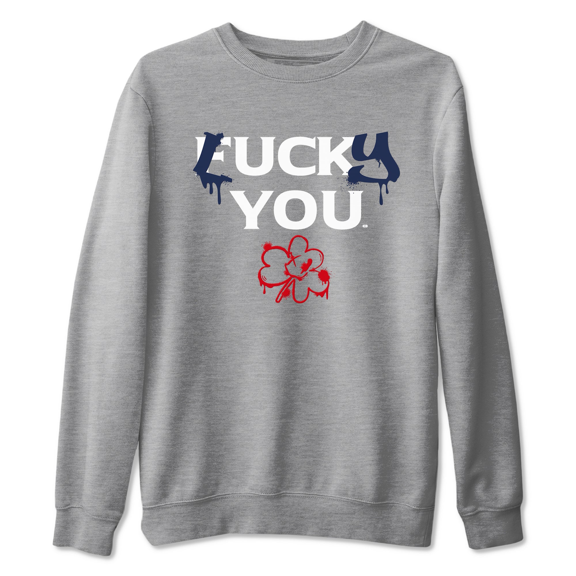 6s White And Midnight Navy shirts to match jordans Lucky You sneaker match tees Air Jordan 6 White And Midnight Navy Drip Gear Zone unisex cotton Heather Grey 2 crew neck shirts