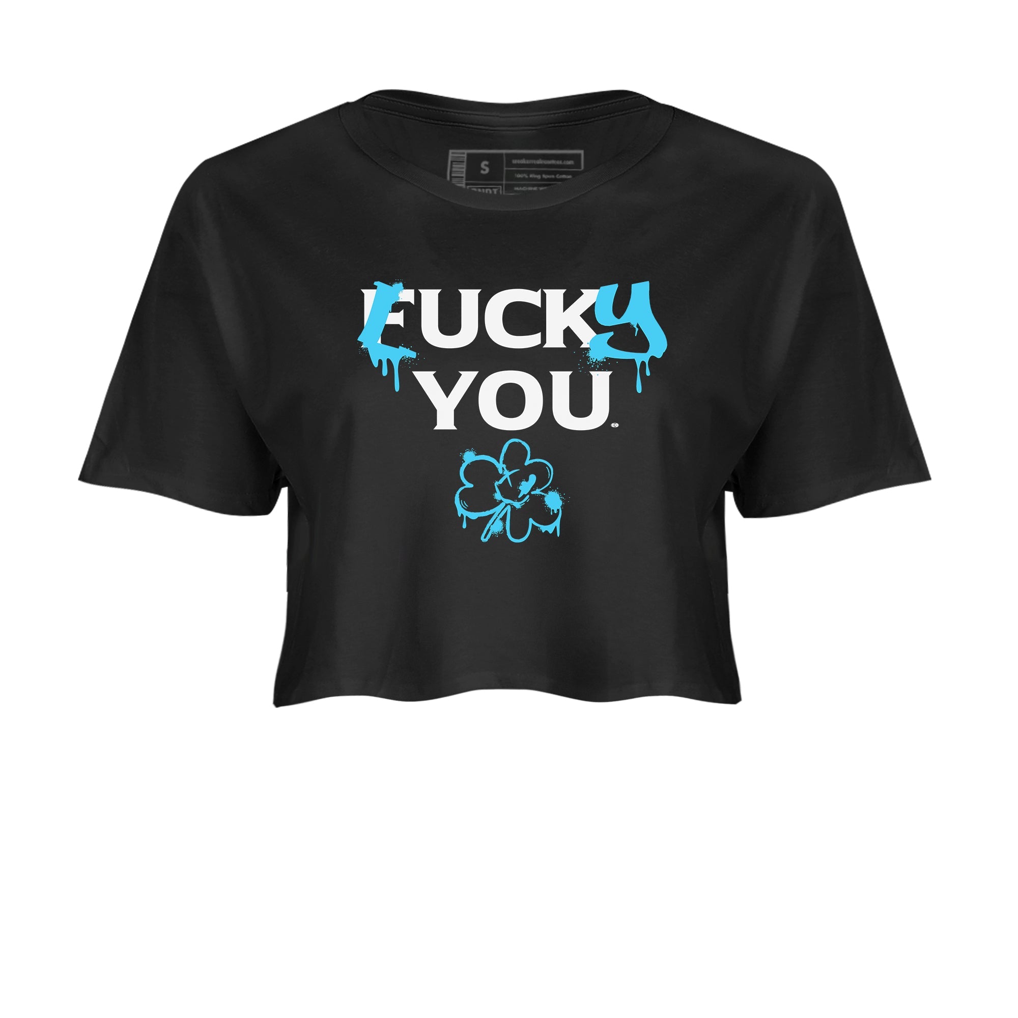 9s Powder Blue shirt to match jordans Lucky You sneaker tees Air Jordan 9 Powder Blue Streetwear Brand Streetwear Brand Drip Gear Zone Black 2 crop length shirt