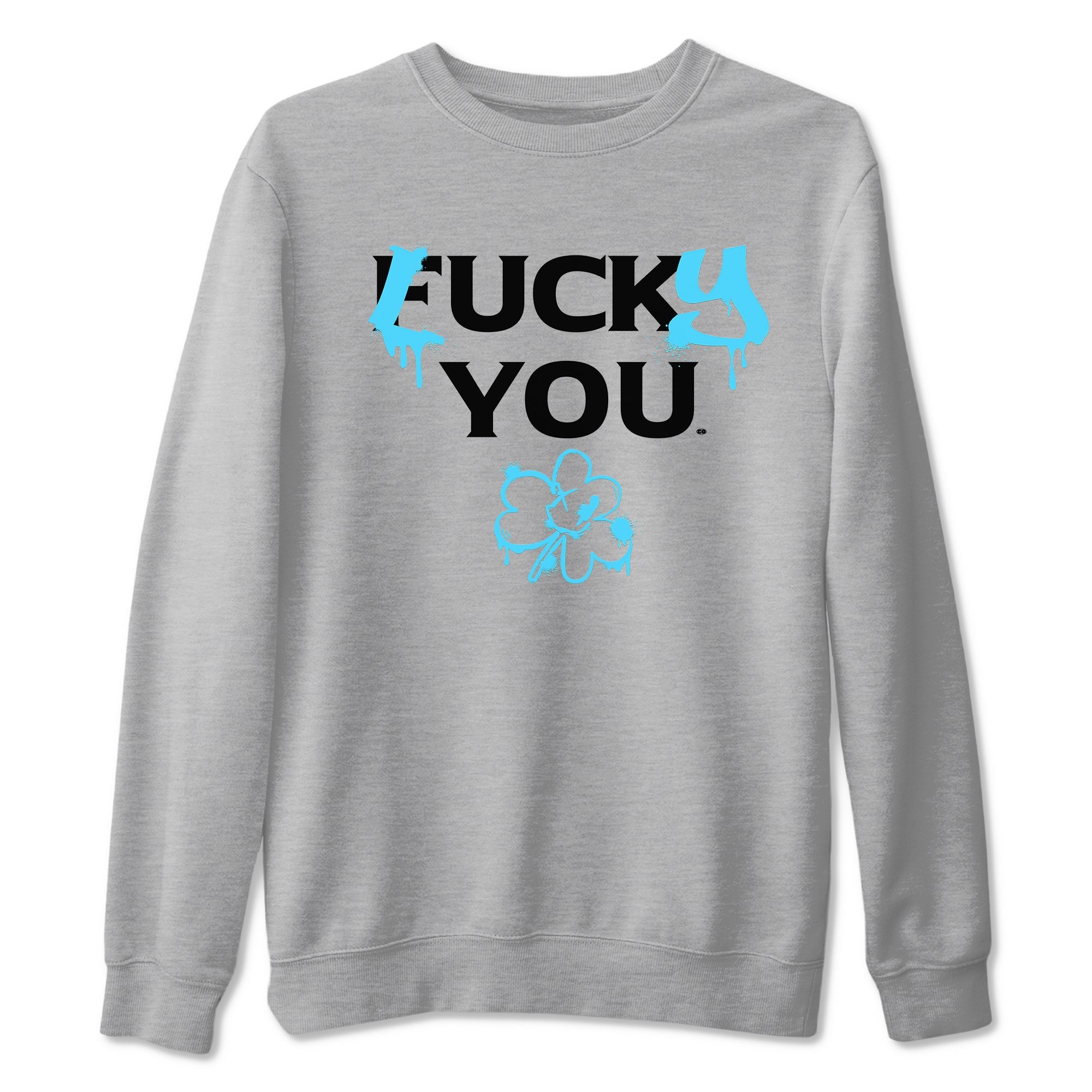 9s Powder Blue shirt to match jordans Lucky You sneaker tees Air Jordan 9 Powder Blue Streetwear Brand Drip Gear Zone unisex cotton Heather Grey 2 crew neck shirt