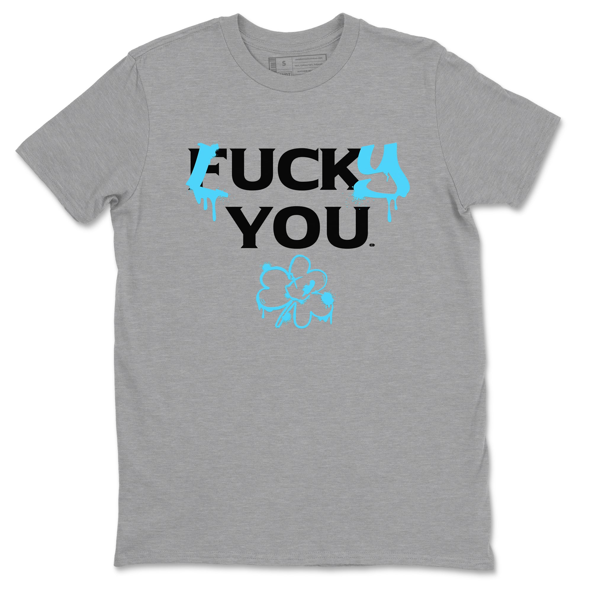 9s Powder Blue shirt to match jordans Lucky You sneaker tees Air Jordan 9 Powder Blue Streetwear Brand Drip Gear Zone unisex cotton Heather Grey 2 crew neck shirt