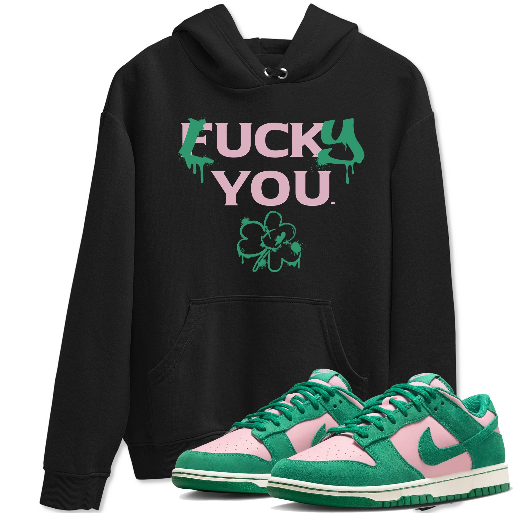 Dunk Low Medium Soft Pink Malachite shirt to match jordans Lucky You sneaker tees Dunk Medium Soft Pink Malachite Drip Gear Zone unisex cotton Black 1 crew neck shirt