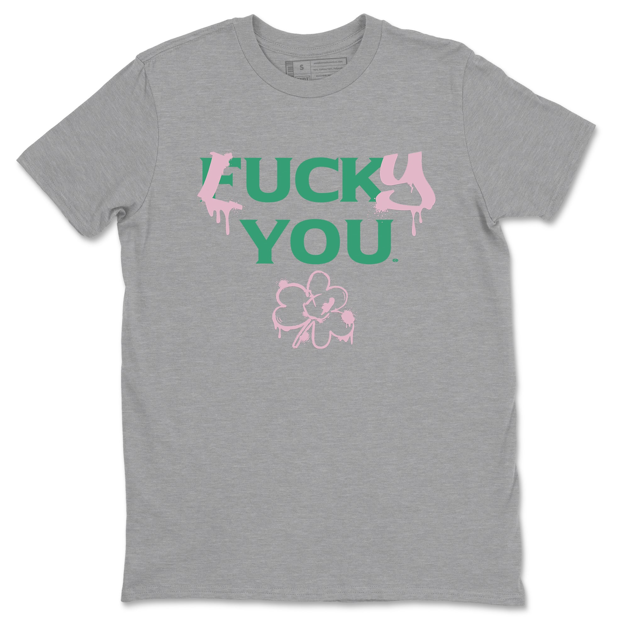 Dunk Low Medium Soft Pink Malachite shirt to match jordans Lucky You sneaker tees Dunk Medium Soft Pink Malachite Drip Gear Zone unisex cotton Heather Grey 2 crew neck shirt