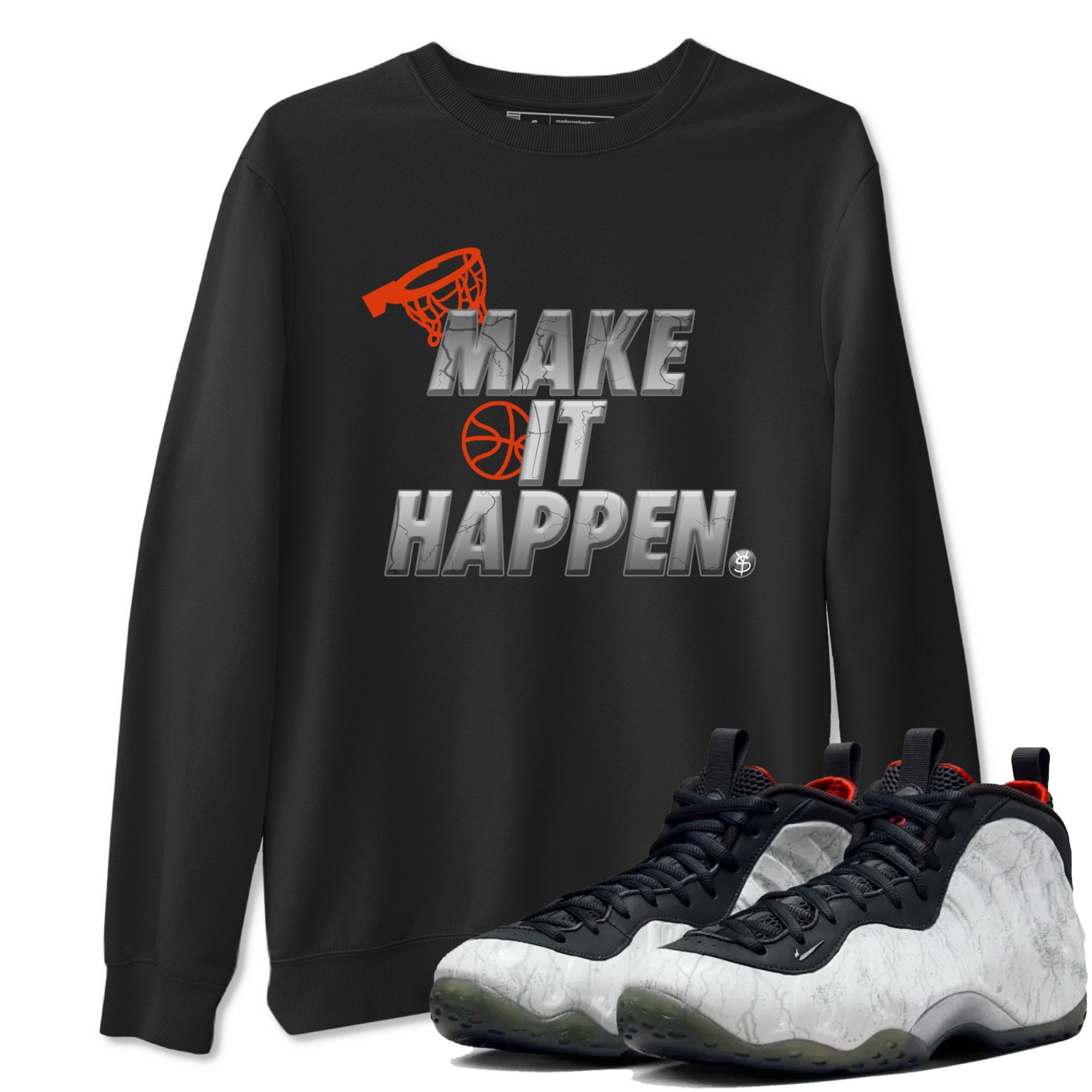 Foams One Jin shirts to match jordans Make It Happen sneaker match tees Air Foamposite One Jin match shoes to clothes Drip Gear Zone unisex cotton Black 1 shirts