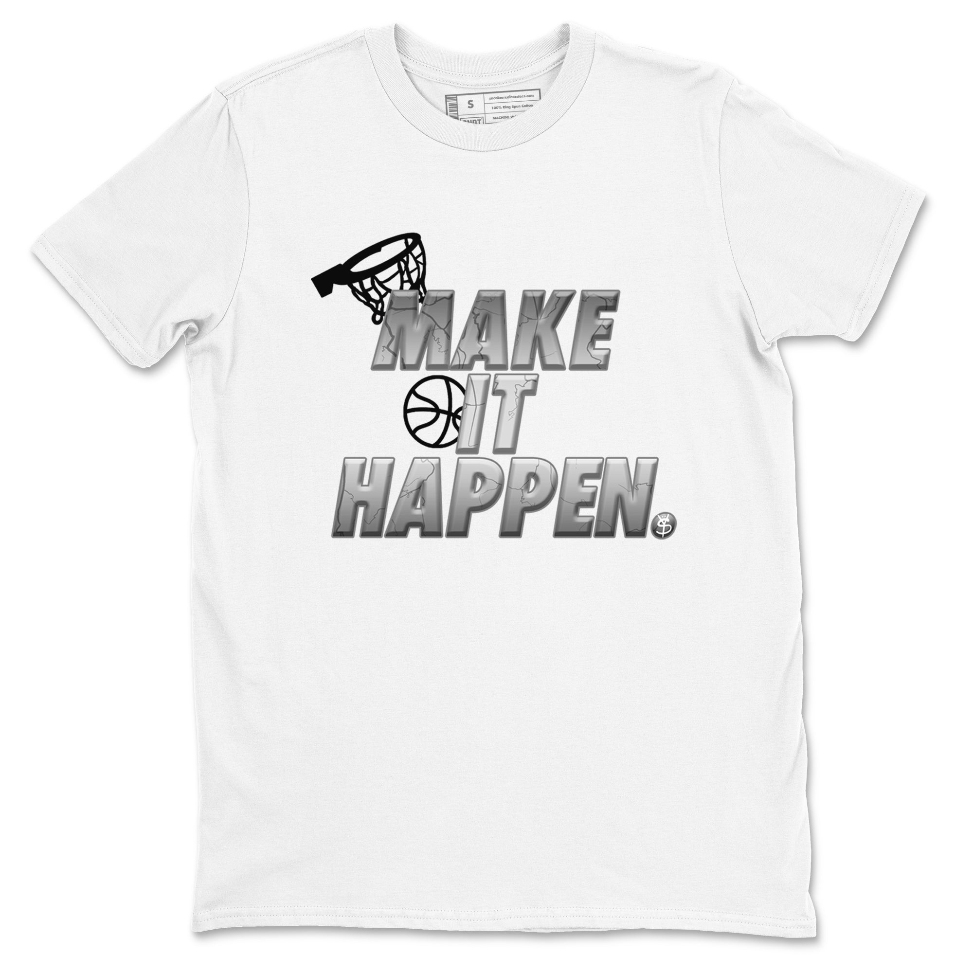 Foams One Jin shirts to match jordans Make It Happen sneaker match tees Air Foamposite One Jin match shoes to clothes Drip Gear Zone unisex cotton White 2 shirts