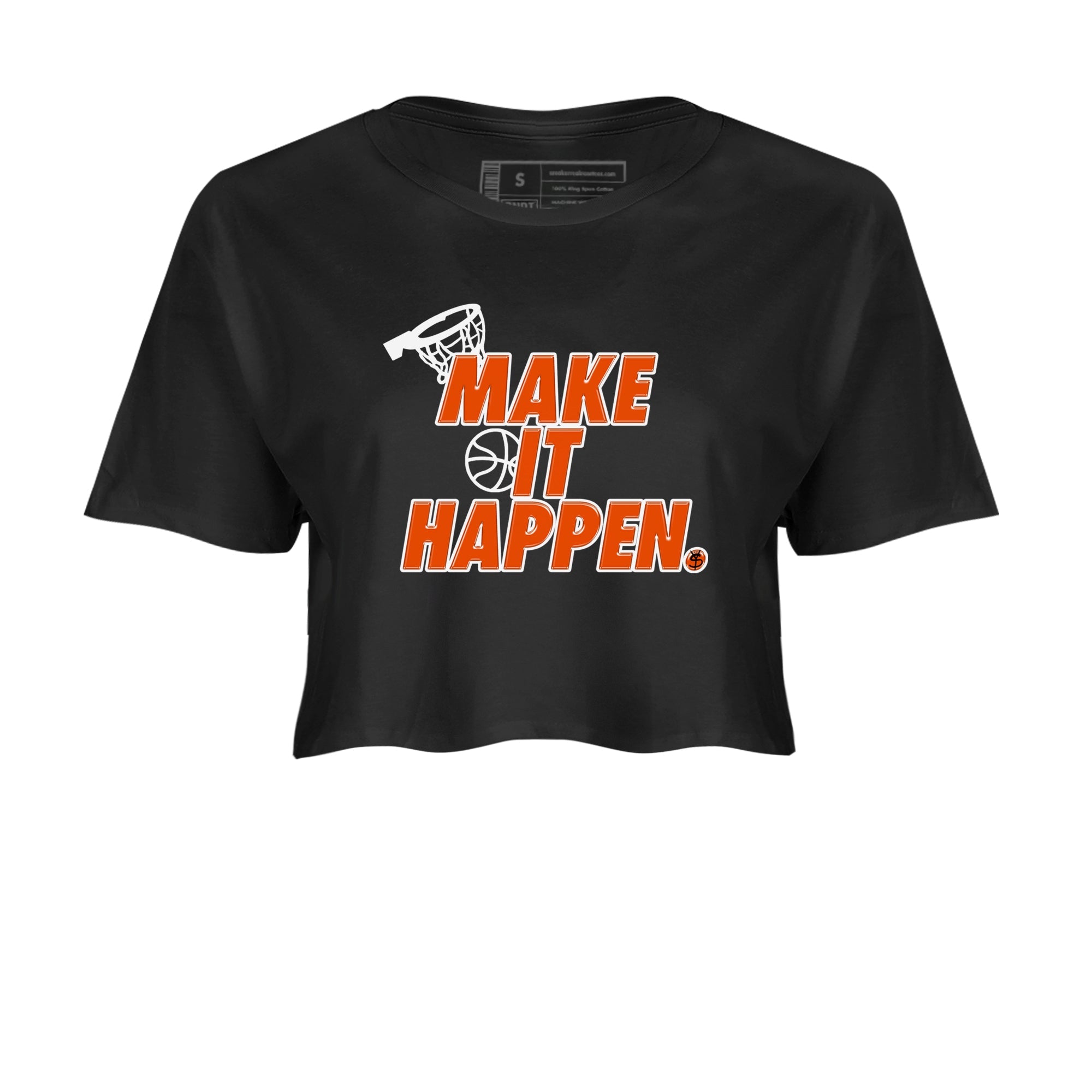 Air Max 1 OG '86 'Summit White and Cosmic Clay shirts to match jordans Make It Happen sneaker match tees Air Max 1 Cosmic Clay match shoes to clothes Drip Gear Zone unisex cotton Black 2 crop tee
