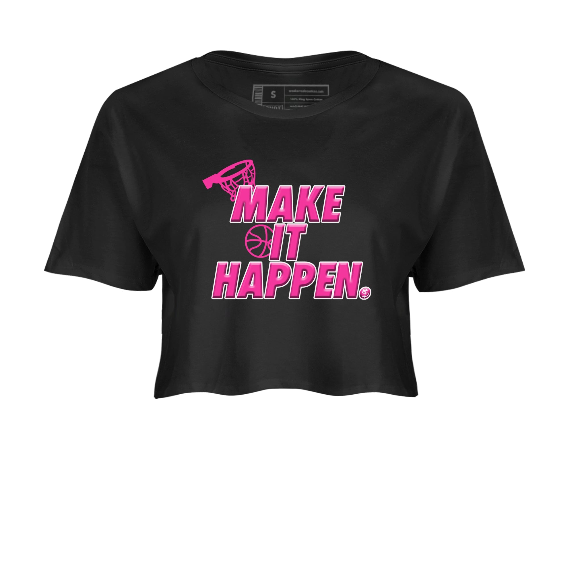 Nike KD 4 Retro Aunt Pearl shirts to match jordans Make It Happen sneaker match tees Nike KD 4 Aunt Pearl match shoes to clothes Drip Gear Zone unisex cotton Black 2 crop tee