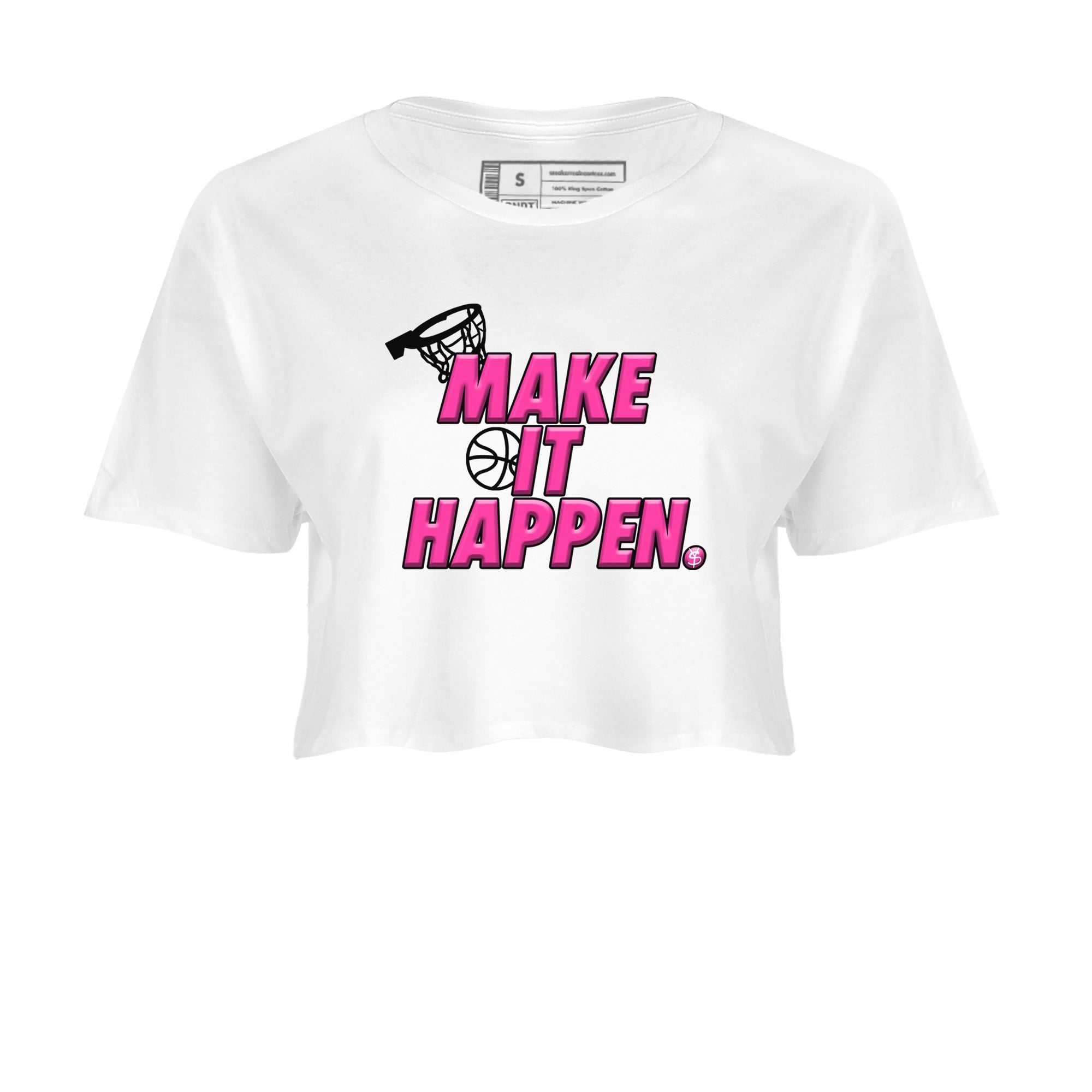 Nike KD 4 Retro Aunt Pearl shirts to match jordans Make It Happen sneaker match tees Nike KD 4 Aunt Pearl match shoes to clothes Drip Gear Zone unisex cotton White 2 crop tee
