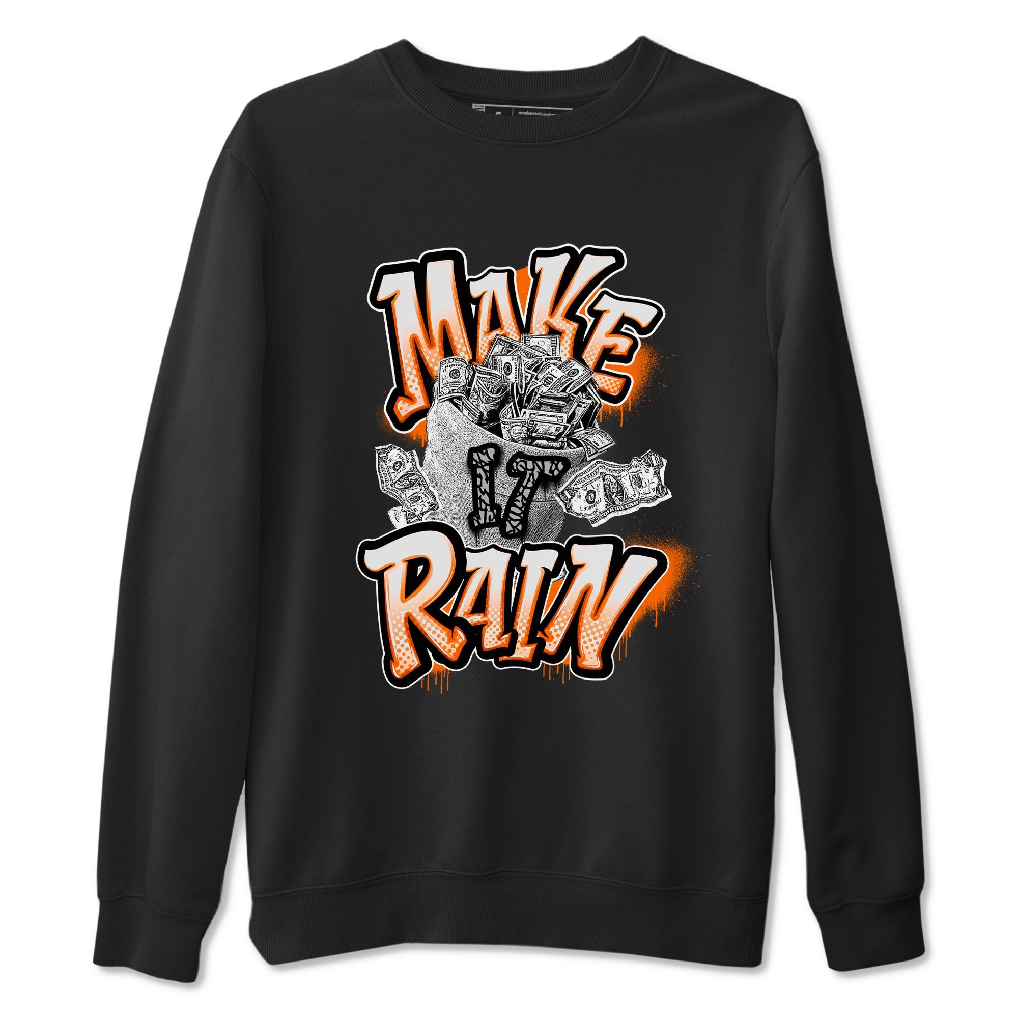 3s Georgia Peach shirt to match jordans Make It Rain Money sneaker tees Air Jordan 3 Georgia Peach Drip Gear Zone unisex cotton Black 2 crew neck shirt