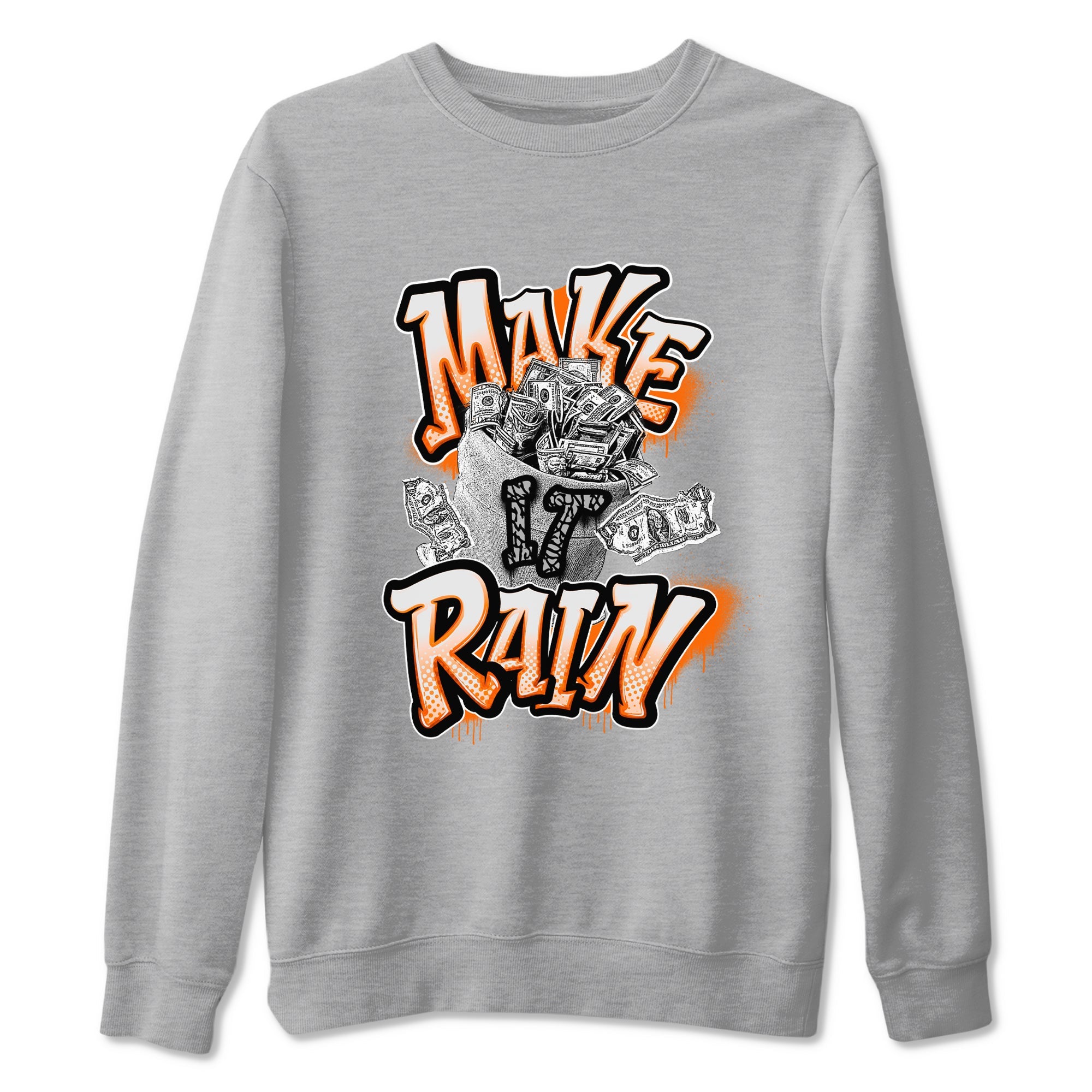 3s Georgia Peach shirt to match jordans Make It Rain Money sneaker tees Air Jordan 3 Georgia Peach Drip Gear Zone unisex cotton Heather Grey 2 crew neck shirt