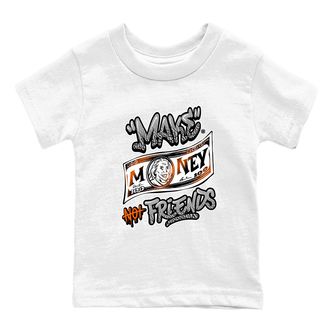 3s Georgia Peach shirt to match jordans Make Money Not Friends sneaker tees Air Jordan 3 Retro Georgia Peach Drip Gear Zone baby toddler White 2 cotton Shirt