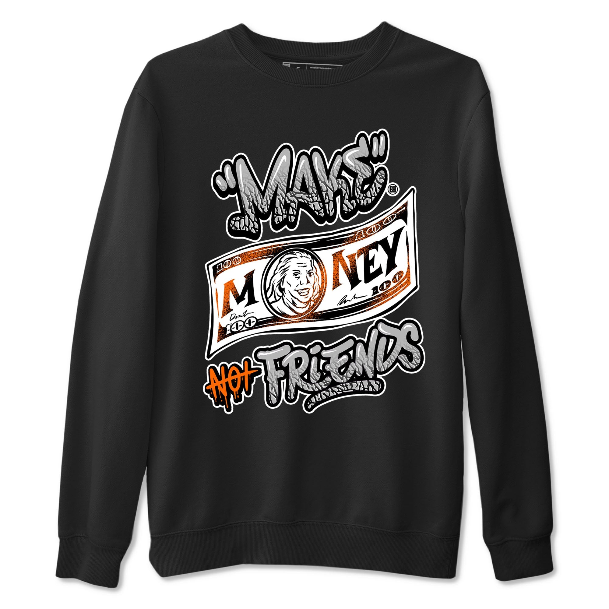 3s Georgia Peach shirt to match jordans Make Money Not Friends sneaker tees Air Jordan 3 Retro Georgia Peach Drip Gear Zone unisex cotton Black 2 crew neck shirt