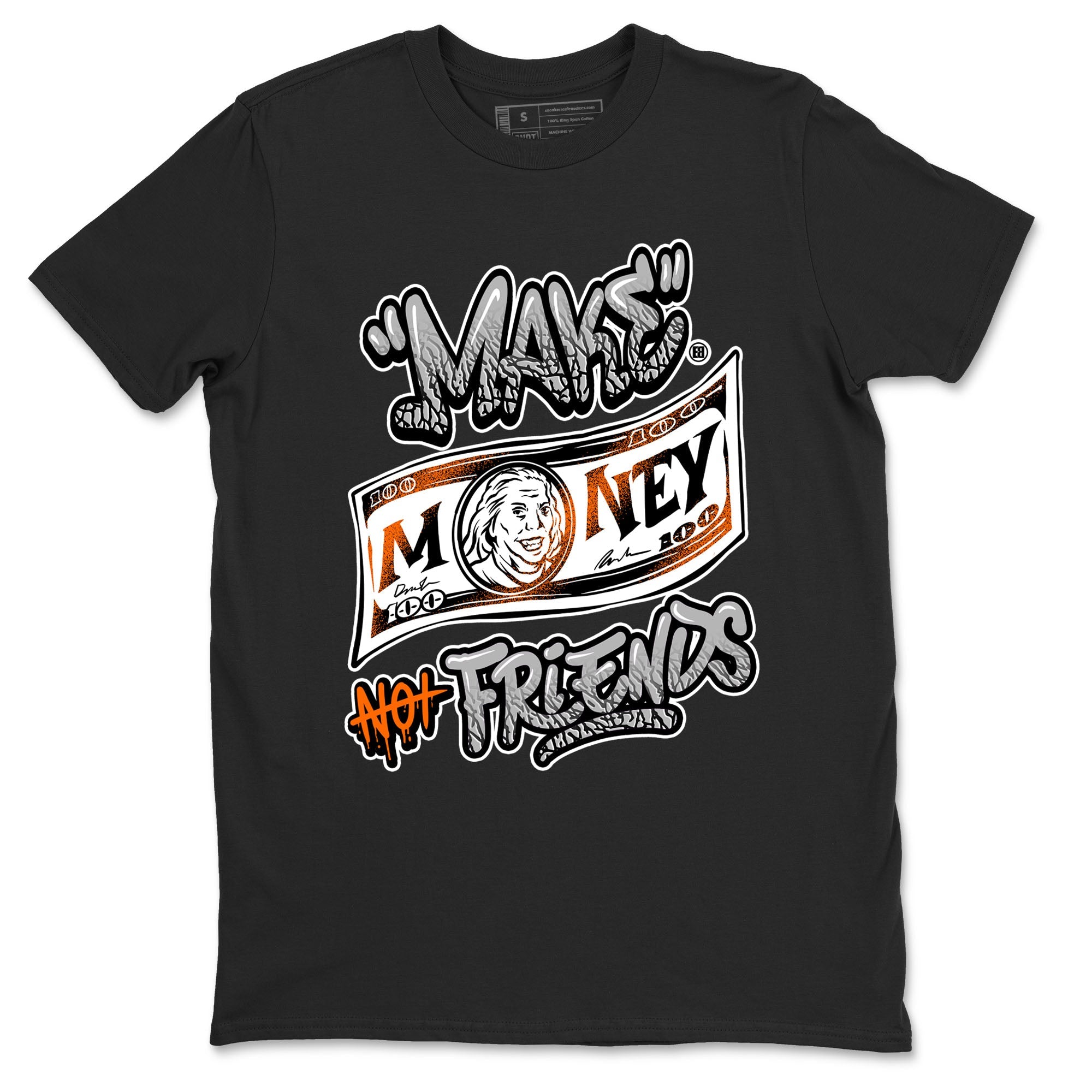 3s Georgia Peach shirt to match jordans Make Money Not Friends sneaker tees Air Jordan 3 Retro Georgia Peach Drip Gear Zone unisex cotton Black 2 crew neck shirt