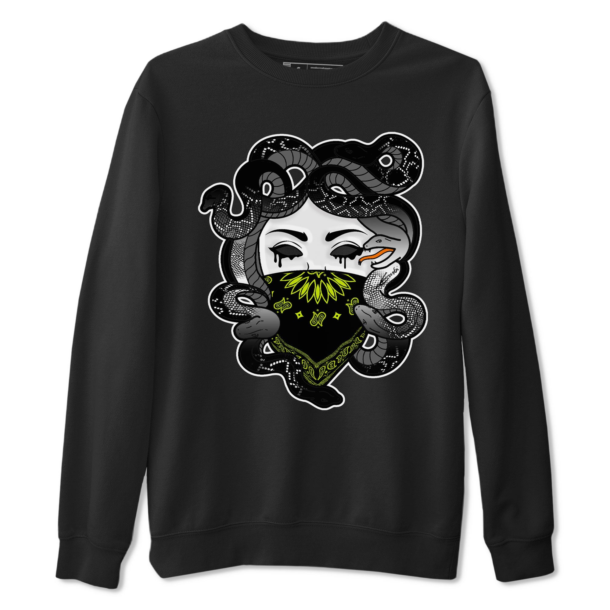 Dunk Halloween shirt to match jordans Medusa sneaker tees Dunk Mid Halloween Drip Gear Zone Sneaker Matching Clothing Brand Unisex Sneaker Tee Black 2 T-Shirt