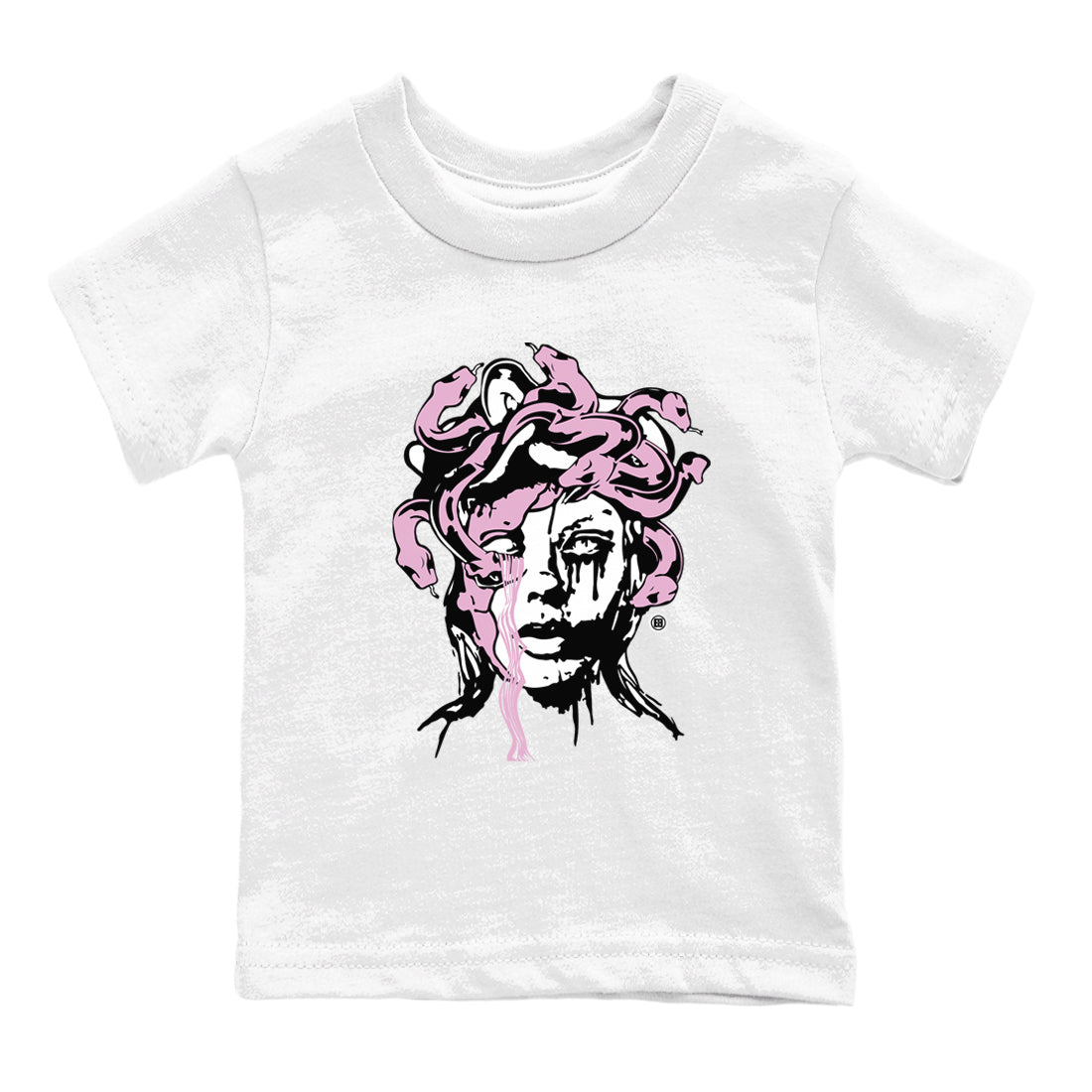 4s Retro Orchid shirts to match jordans Medusa Statue sneaker match tees Air Jordan 4 WMNS Orchid match shoes to clothes Drip Gear Zone Youth Baby White 2 tee