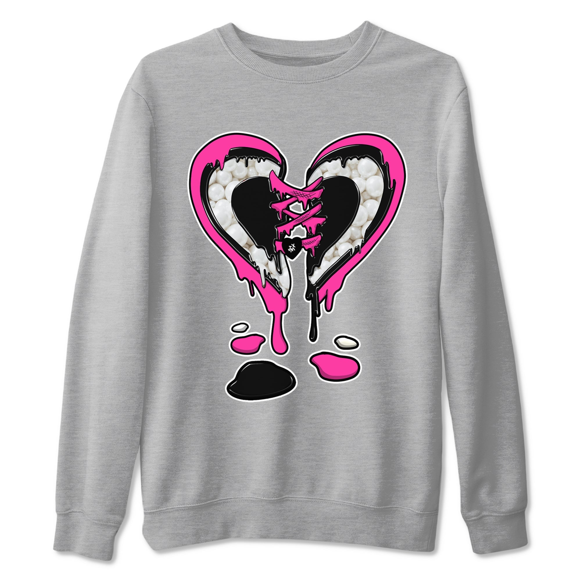 Nike KD 4 Retro Aunt Pearl shirts to match jordans Melting Heart sneaker match tees Nike KD 4 Aunt Pearl match shoes to clothes Drip Gear Zone unisex cotton Heather Grey 2 shirts