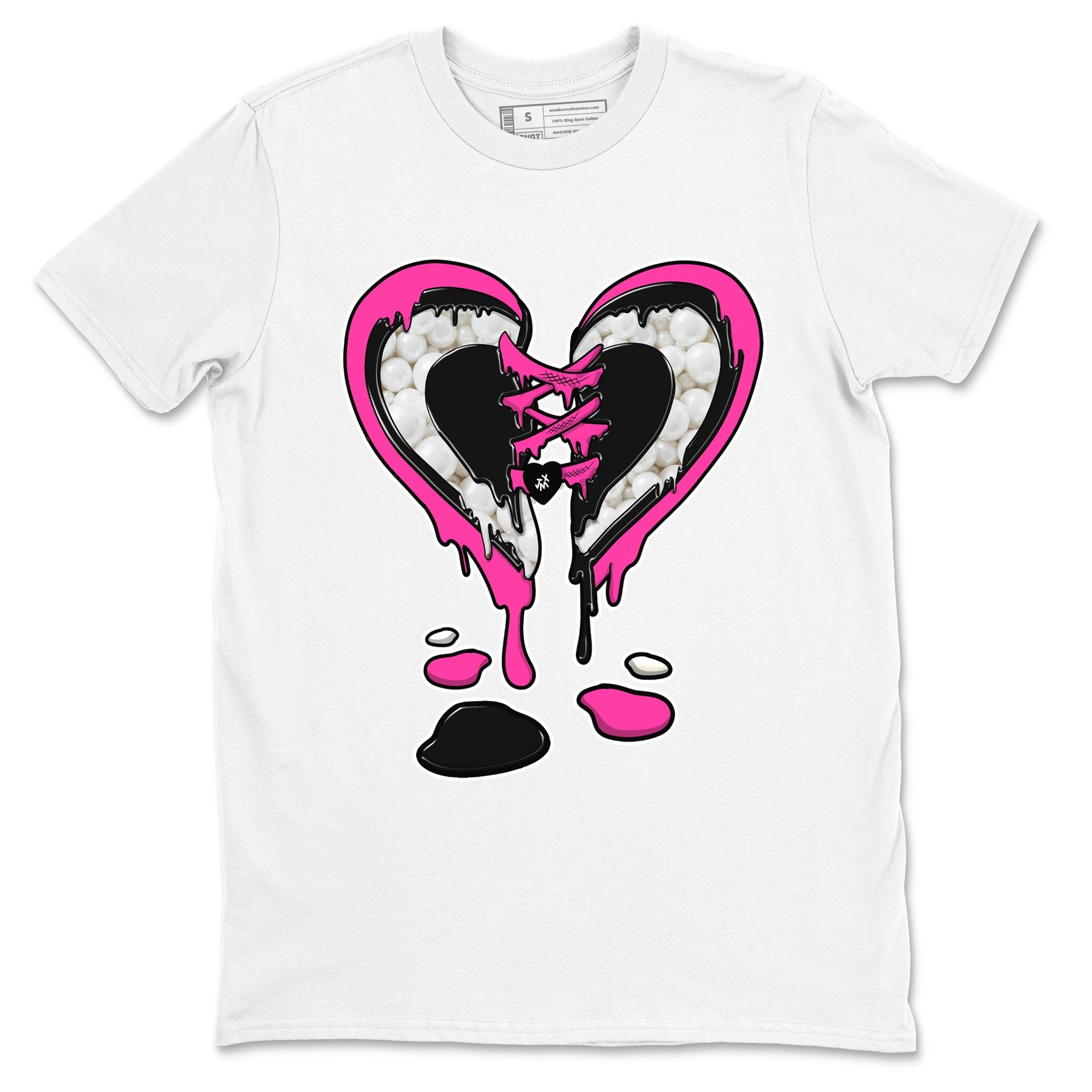 Nike KD 4 Retro Aunt Pearl shirts to match jordans Melting Heart sneaker match tees Nike KD 4 Aunt Pearl match shoes to clothes Drip Gear Zone unisex cotton White 2 shirts