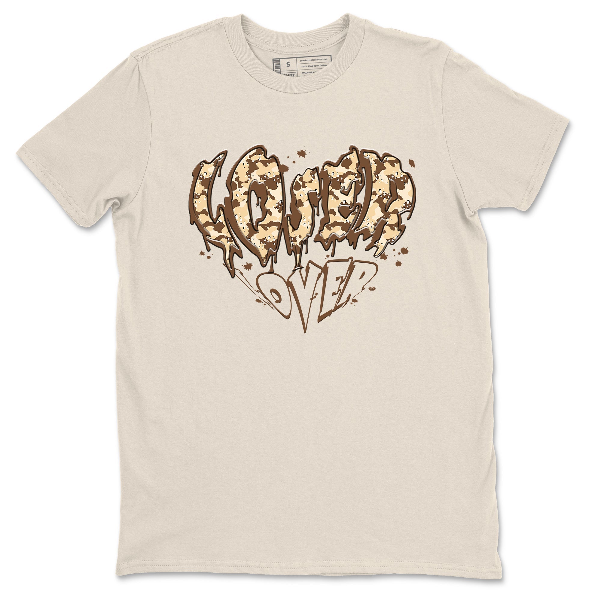 3s Desert Camo shirts to match jordans Melting Loser Lover sneaker match tees Air Jordan 3 Desert Camo Drip Gear Zone streetwear brand Natural 2 unisex cotton tee