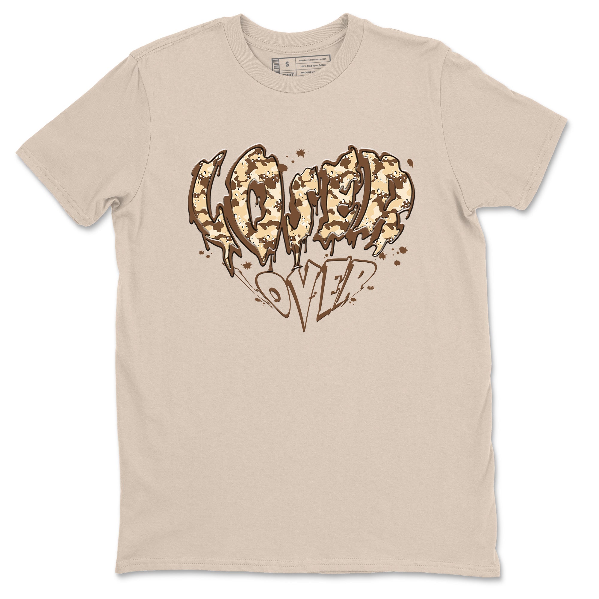 3s Desert Camo shirts to match jordans Melting Loser Lover sneaker match tees Air Jordan 3 Desert Camo Drip Gear Zone streetwear brand Sand 2 unisex cotton tee
