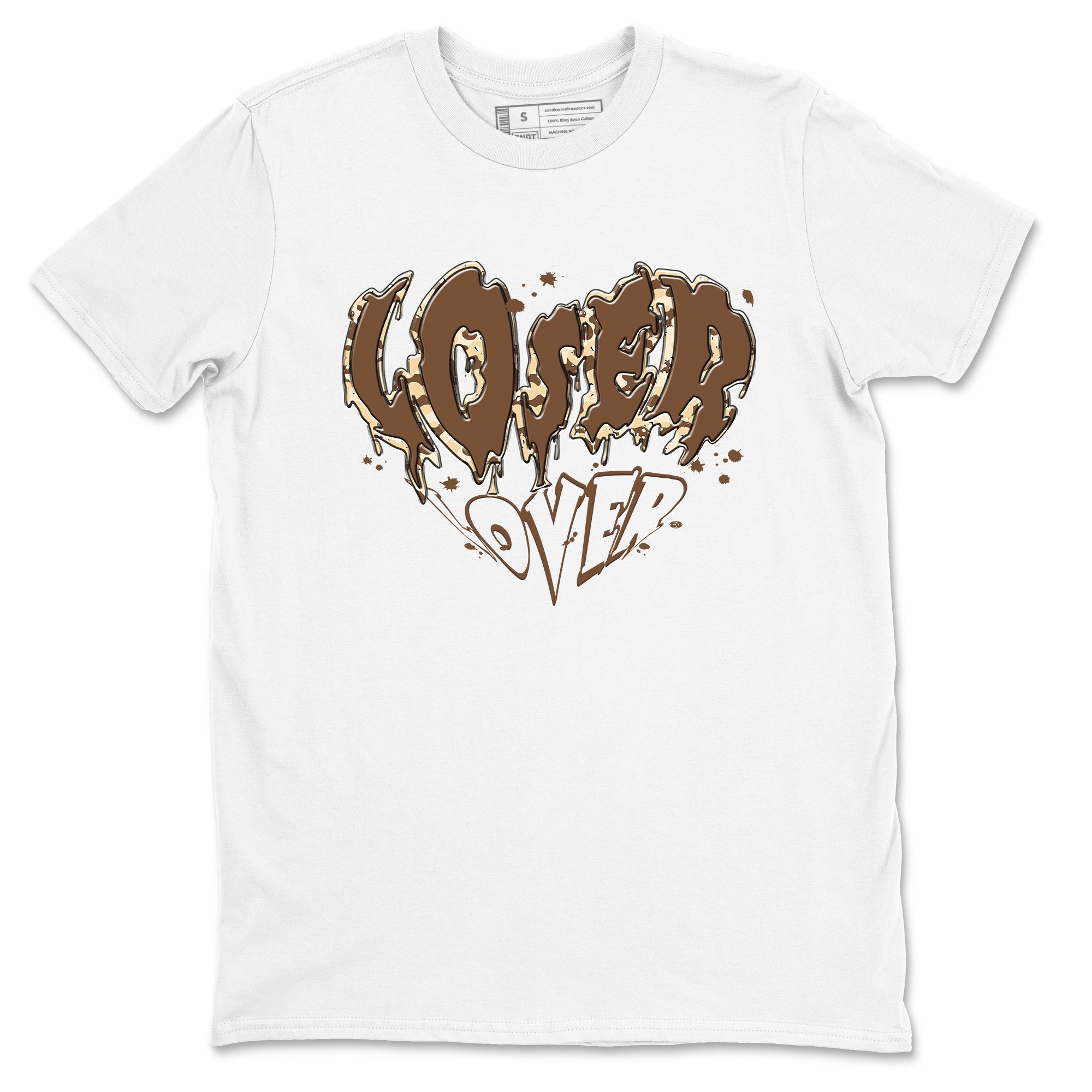 3s Desert Camo shirts to match jordans Melting Loser Lover sneaker match tees Air Jordan 3 Desert Camo Drip Gear Zone streetwear brand White 2 unisex cotton tee