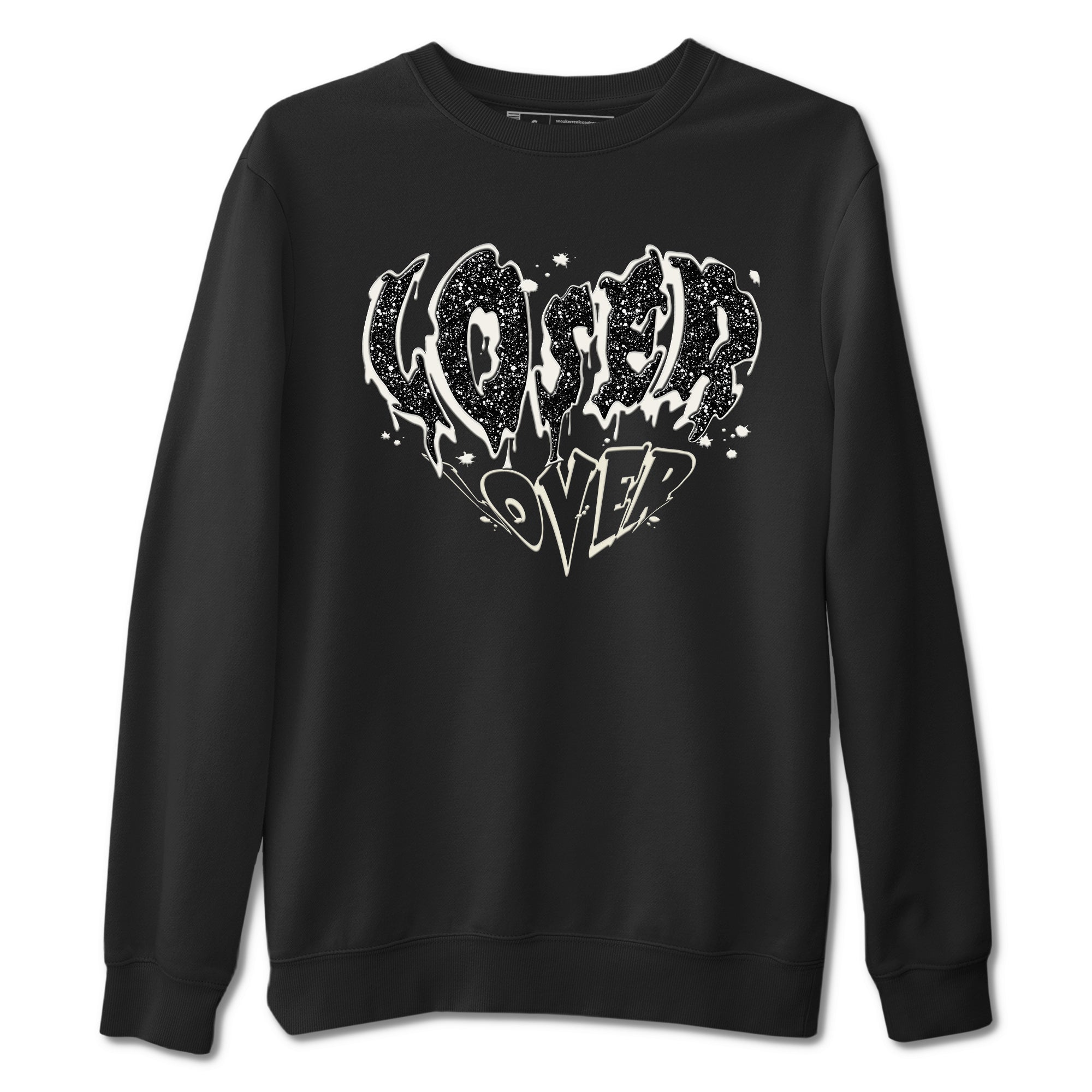 5s Sail shirt to match jordans Melting Loser Lover sneaker tees Air Jordan 5 Sail Drip Gear Zone unisex cotton Black 2 crew neck shirt