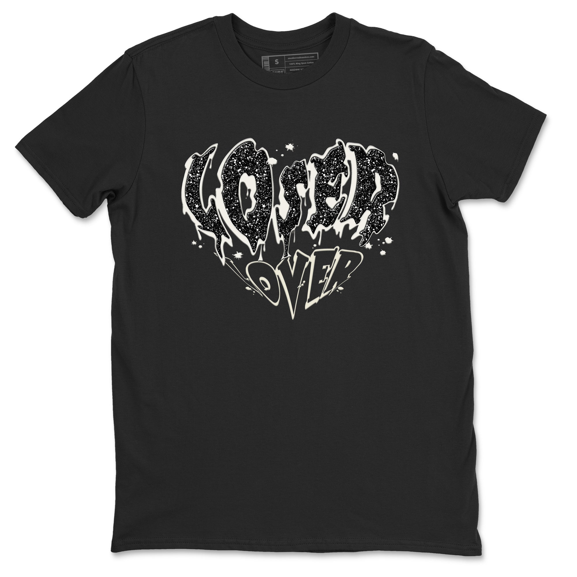 5s Sail shirt to match jordans Melting Loser Lover sneaker tees Air Jordan 5 Sail Drip Gear Zone unisex cotton Black 2 crew neck shirt