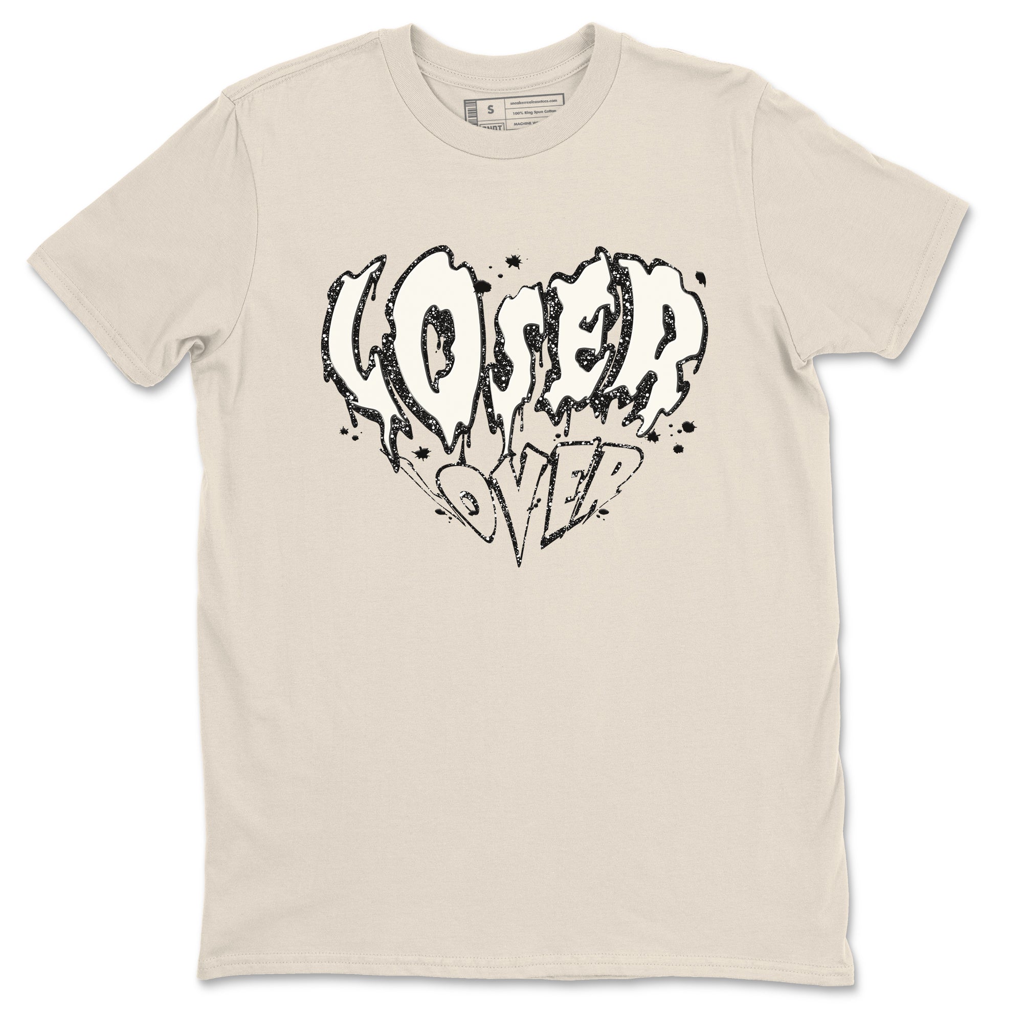 5s Sail shirt to match jordans Melting Loser Lover sneaker tees Air Jordan 5 Sail Drip Gear Zone unisex cotton Natural 2 crew neck shirt