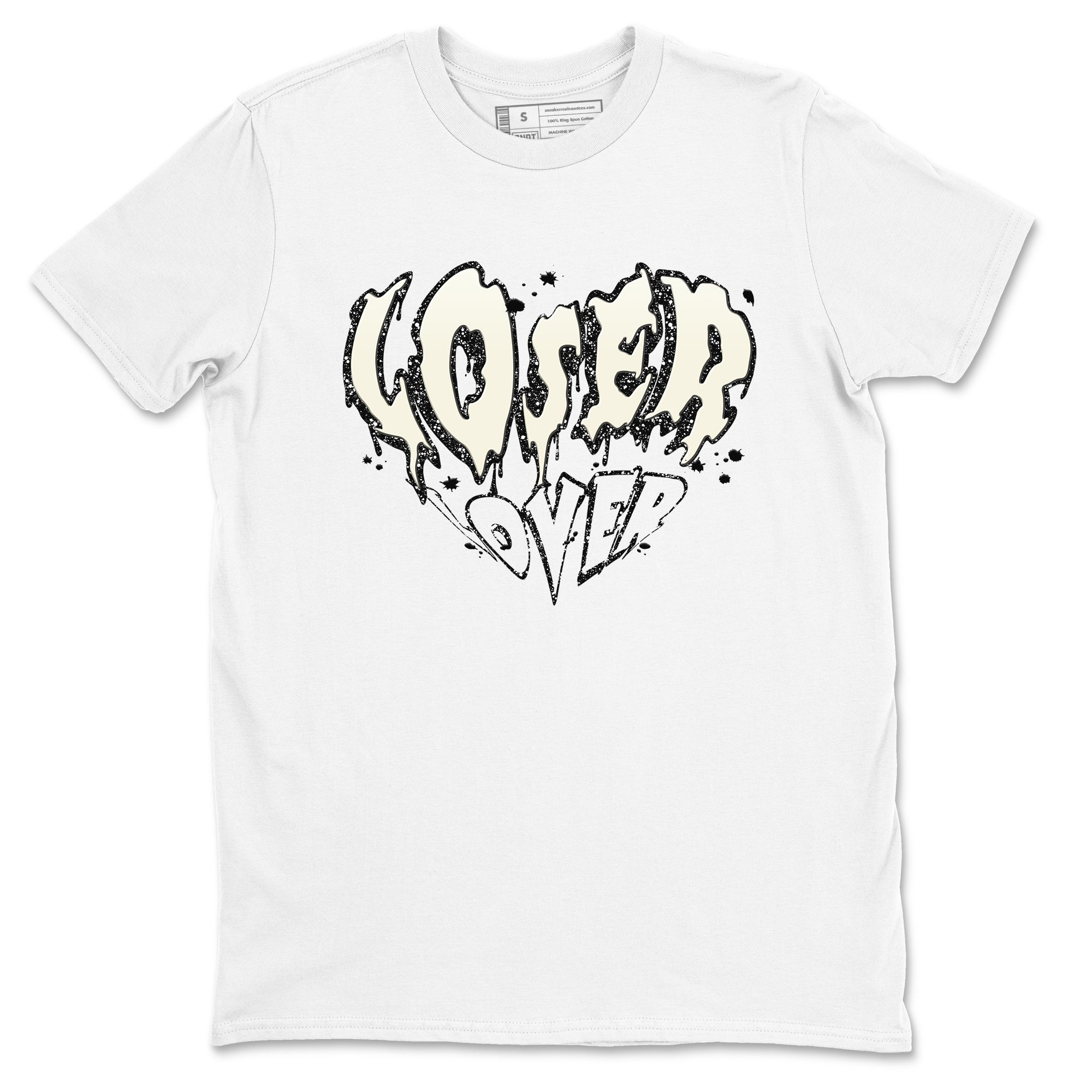 5s Sail shirt to match jordans Melting Loser Lover sneaker tees Air Jordan 5 Sail Drip Gear Zone unisex cotton White 2 crew neck shirt