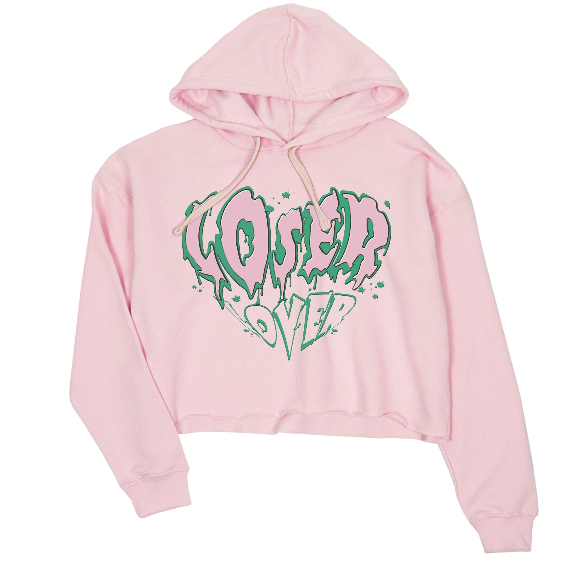 Dunk Low Medium Soft Pink Malachite shirt to match jordans Melting Loser Lover sneaker tees Dunk Medium Soft Pink Malachite Drip Gear Zone Pink 2 crop length shirt