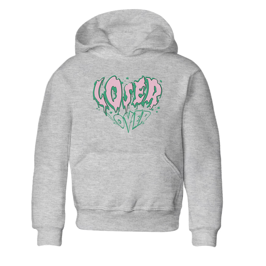 Dunk Low Medium Soft Pink Malachite shirt to match jordans Melting Loser Lover sneaker tees Dunk Retro SE Medium Soft Pink Malachite Drip Gear Zone baby toddler Heather Grey 2 cotton Shirt
