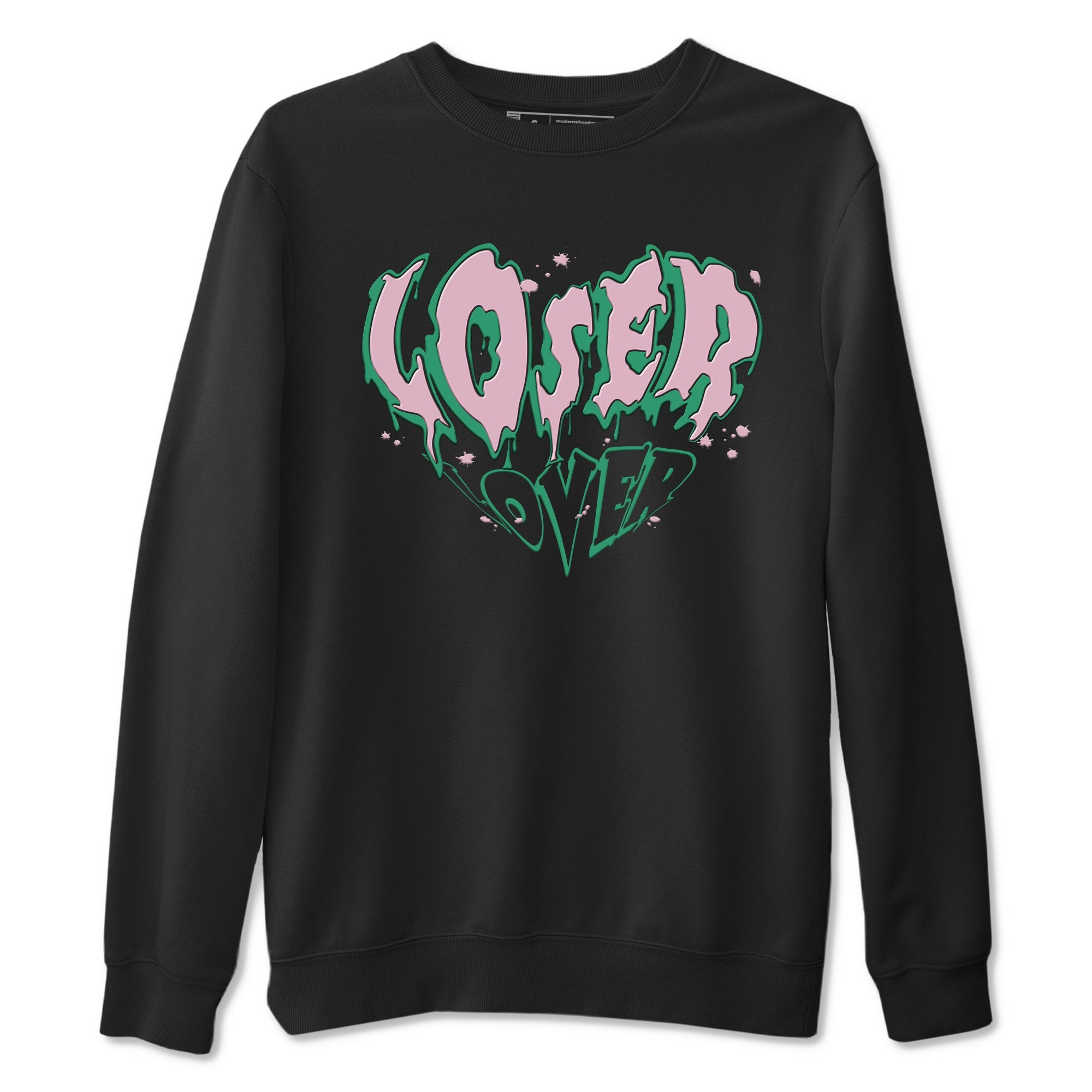 Dunk Low Medium Soft Pink Malachite shirt to match jordans Melting Loser Lover sneaker tees Dunk Retro SE Medium Soft Pink Malachite Drip Gear Zone unisex cotton Black 2 crew neck shirt