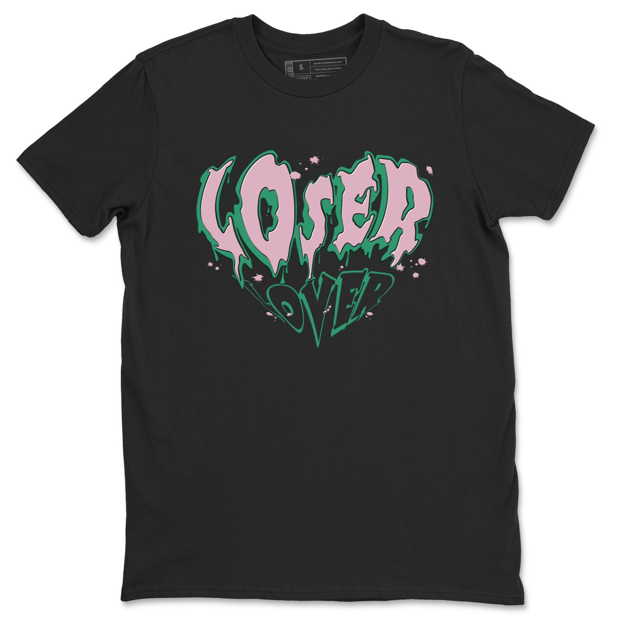 Dunk Low Medium Soft Pink Malachite shirt to match jordans Melting Loser Lover sneaker tees Dunk Retro SE Medium Soft Pink Malachite Drip Gear Zone unisex cotton Black 2 crew neck shirt