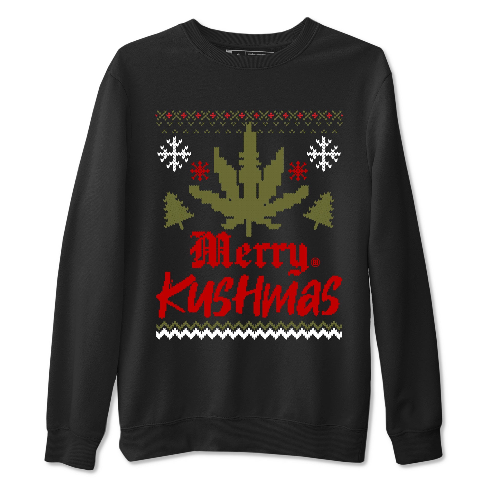 Air Jordan 1 Low Travis Scott Medium Olive t-shirts to match sneakers Merry Kushmas sneaker match tees Travis Scott Olive match shoes to clothes Drip Gear Zone unisex cotton Black 2 shirts