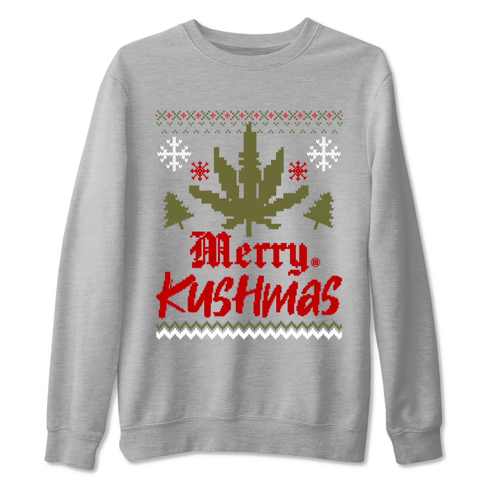 Air Jordan 1 Low Travis Scott Medium Olive t-shirts to match sneakers Merry Kushmas sneaker match tees Travis Scott Olive match shoes to clothes Drip Gear Zone unisex cotton Heather Grey 2 shirts