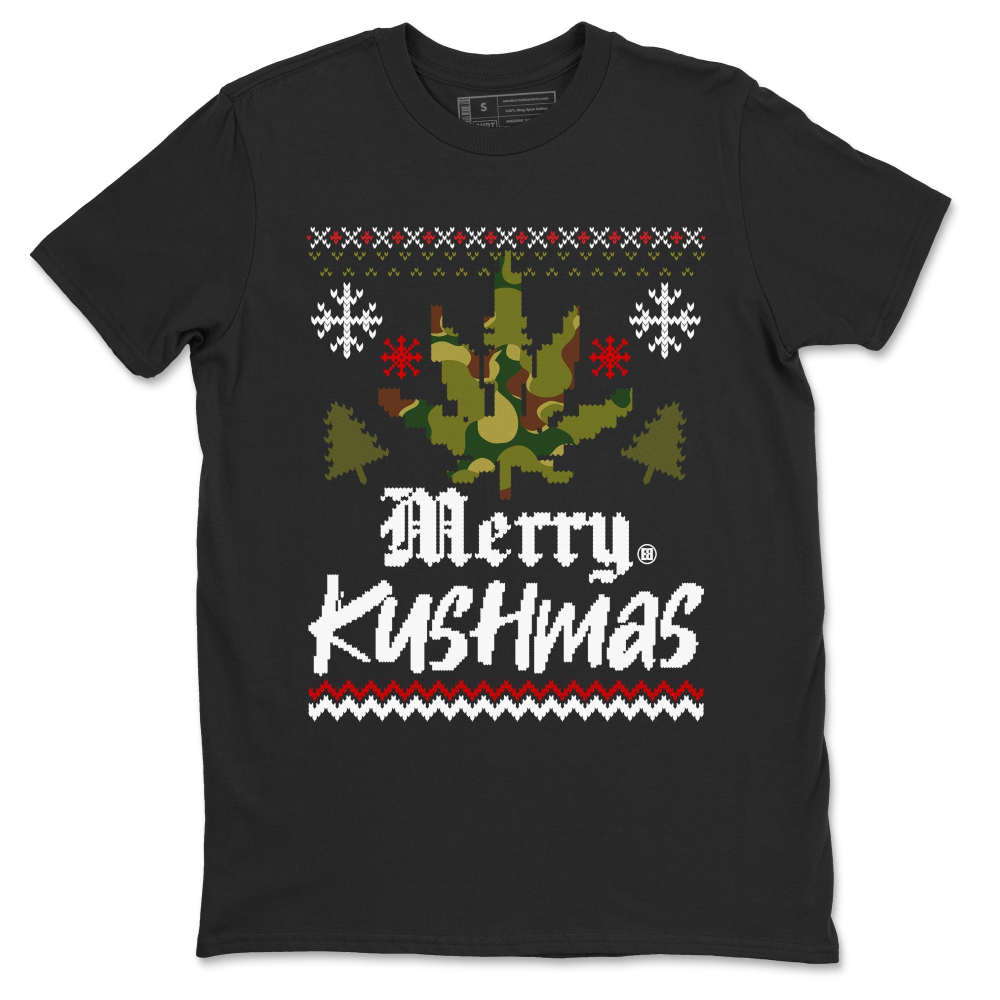 Air Max 90 Reverse Duck Camo t-shirts to match sneakers Merry Kushmas sneaker match tees Air Max 90 Reverse Duck Camo match shoes to clothes Drip Gear Zone unisex cotton Black 2 shirts