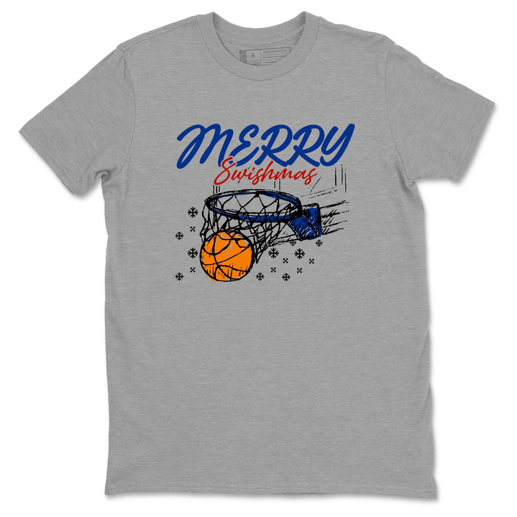 Sneaker Threads  Sneaker Tees To Match Air Jordan 11 Rare Air  Merry Swishmas Graphic Tee Heather Grey 2. Perfect for Jordan releases 2025 colorways.