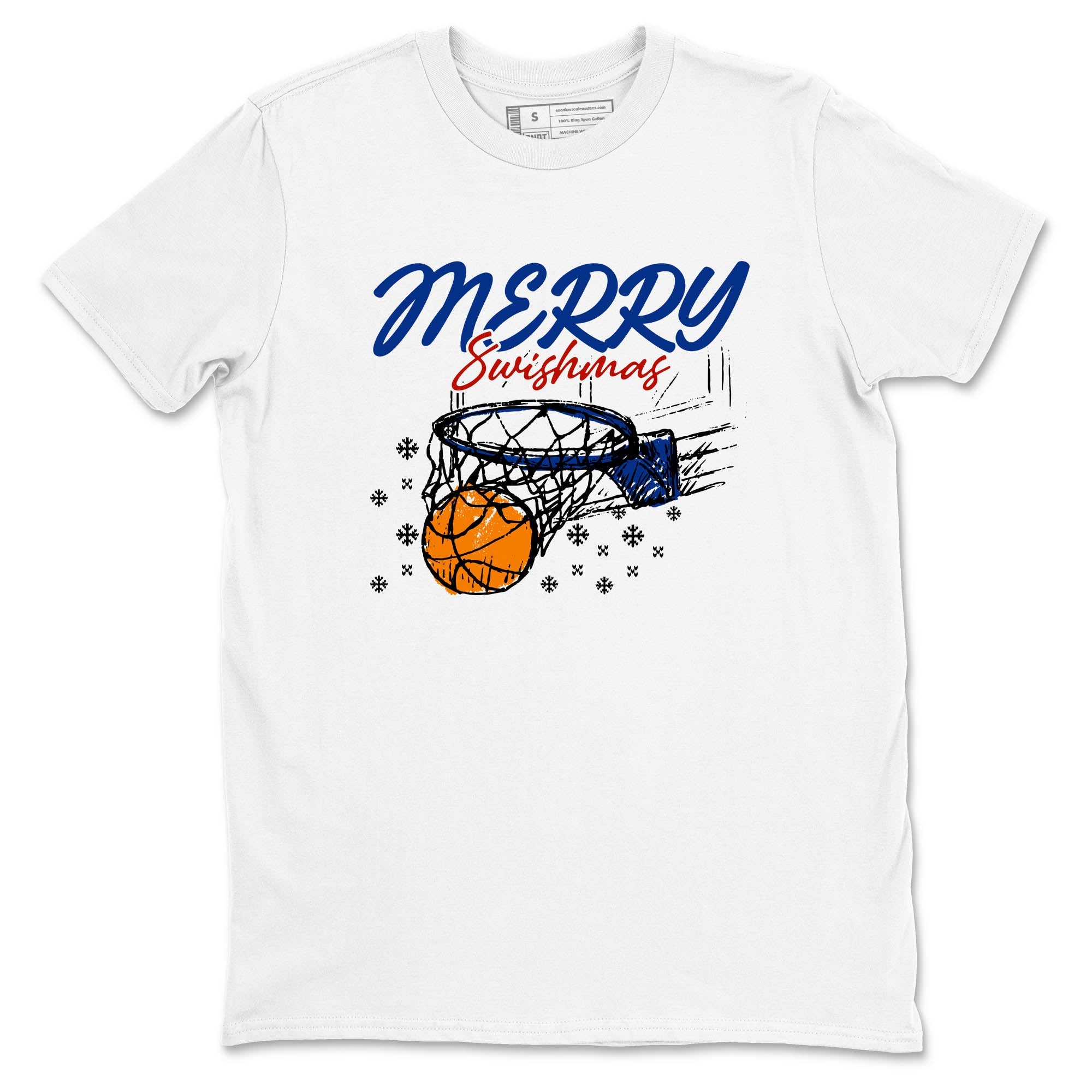 Sneaker Threads  Sneaker Tees To Match Air Jordan 11 Rare Air  Merry Swishmas Graphic Tee White 2. Perfect for Jordan releases 2025 colorways.