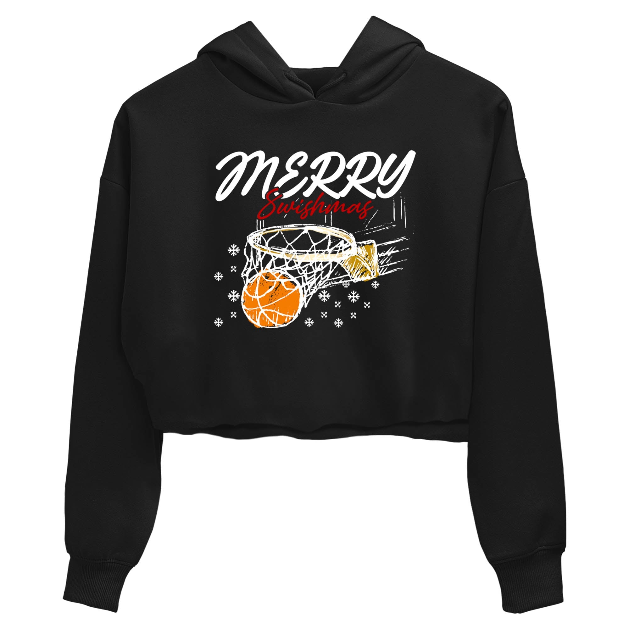 Sneaker Threads  Sneaker Tees To Match Air Jordan 12 Taxi  Merry Swishmas Crop Tee Black 2. Perfect for Jordan releases 2025 colorways.