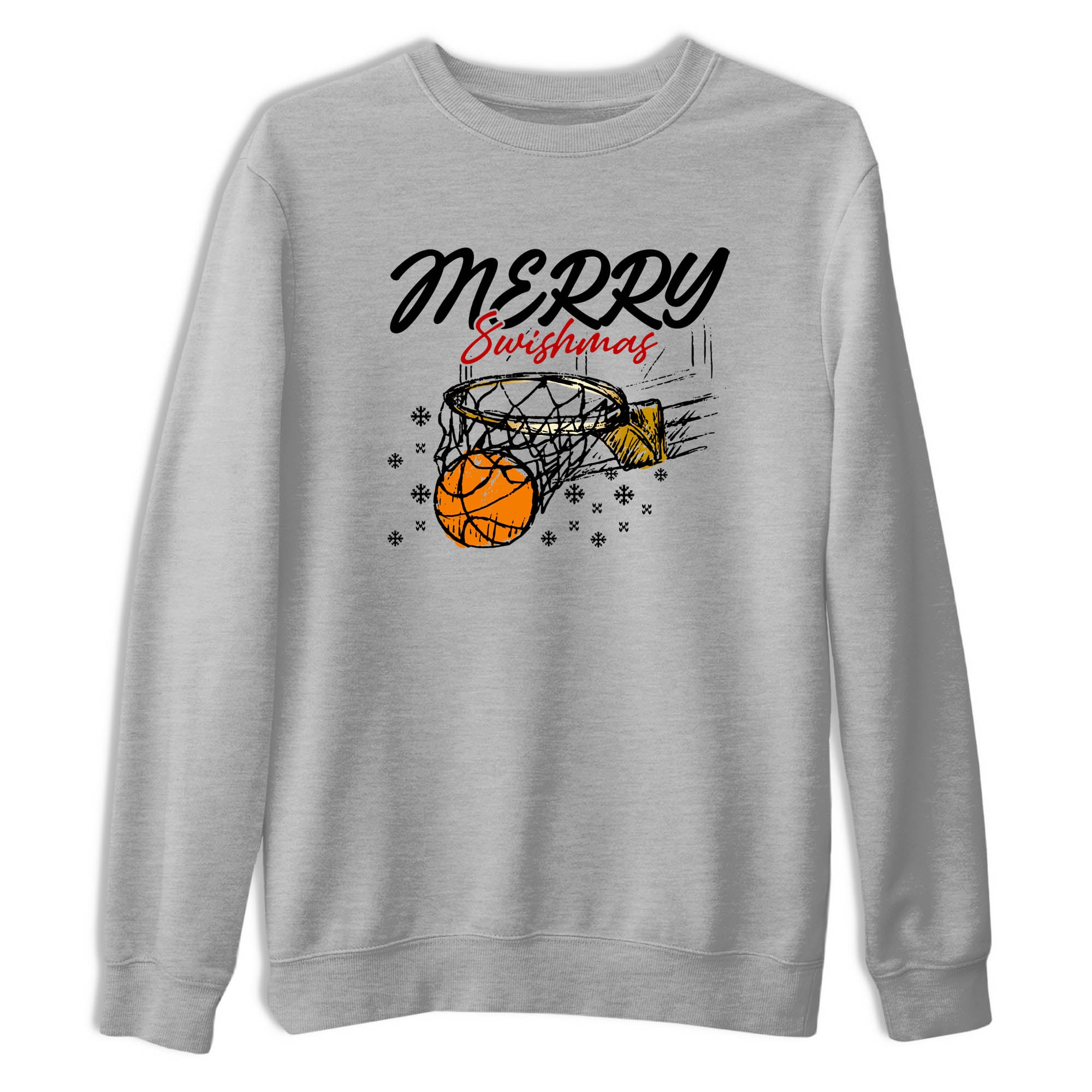 Sneaker Threads  Sneaker Tees To Match Air Jordan 12 Taxi  Merry Swishmas Graphic Tee Heather Grey 2. Perfect for Jordan releases 2025 colorways.