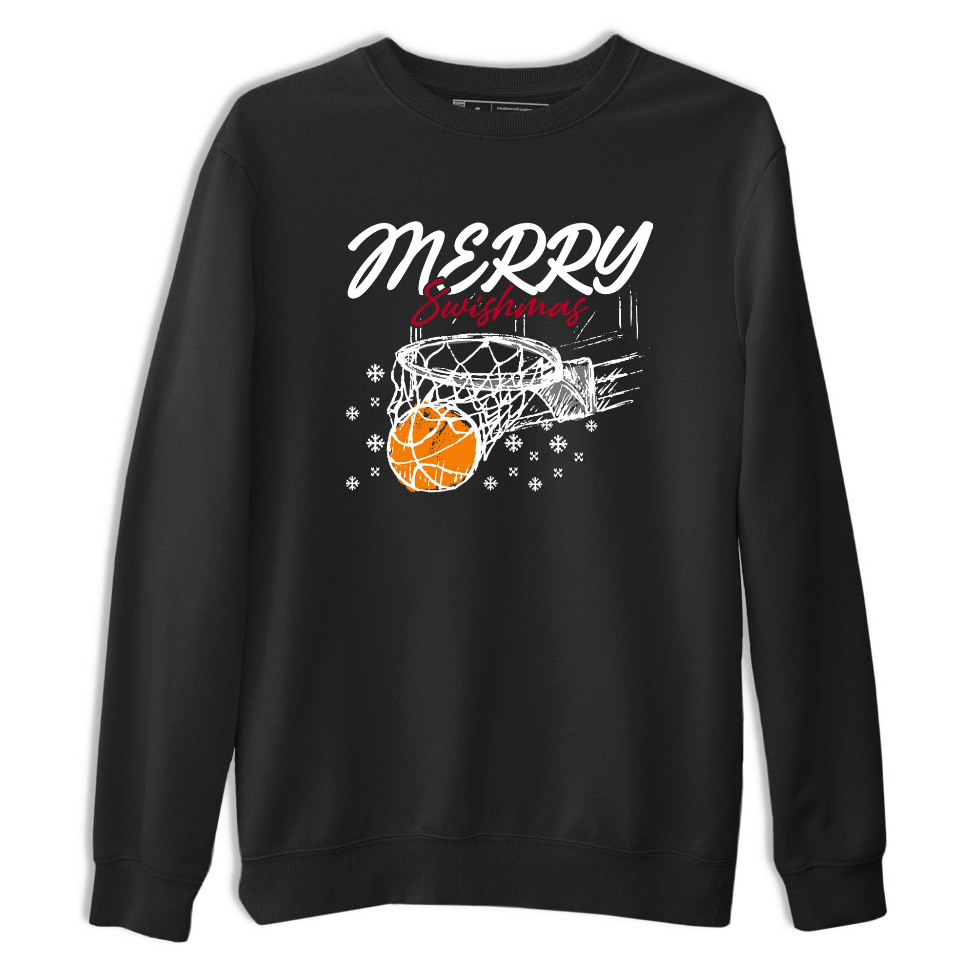 Sneaker Threads  Basketball Graphic T shirt Air Jordan 8 Bunny  Merry Swishmas Graphic Tee Black 2. Perfect for Jordan releases 2025 colorways.