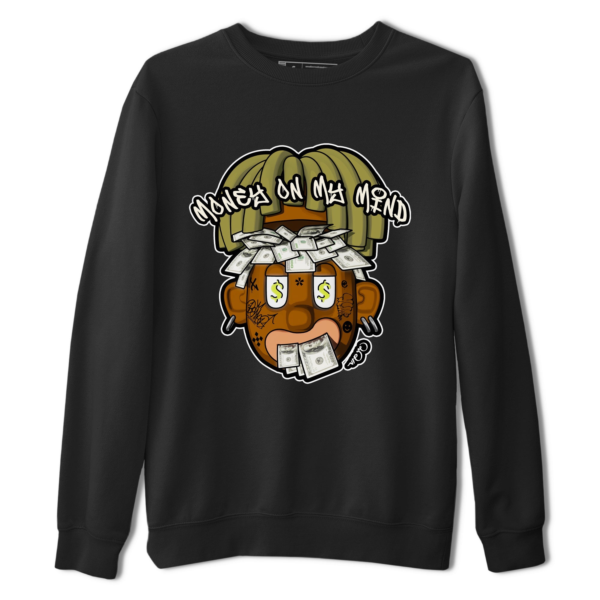 Air Jordan 1 Travis Scott Golf shirt to match jordans Money On My Mind sneaker tees AJ1 Travis Scott Golf Drip Gear Zone Unisex Black 2 T-Shirt