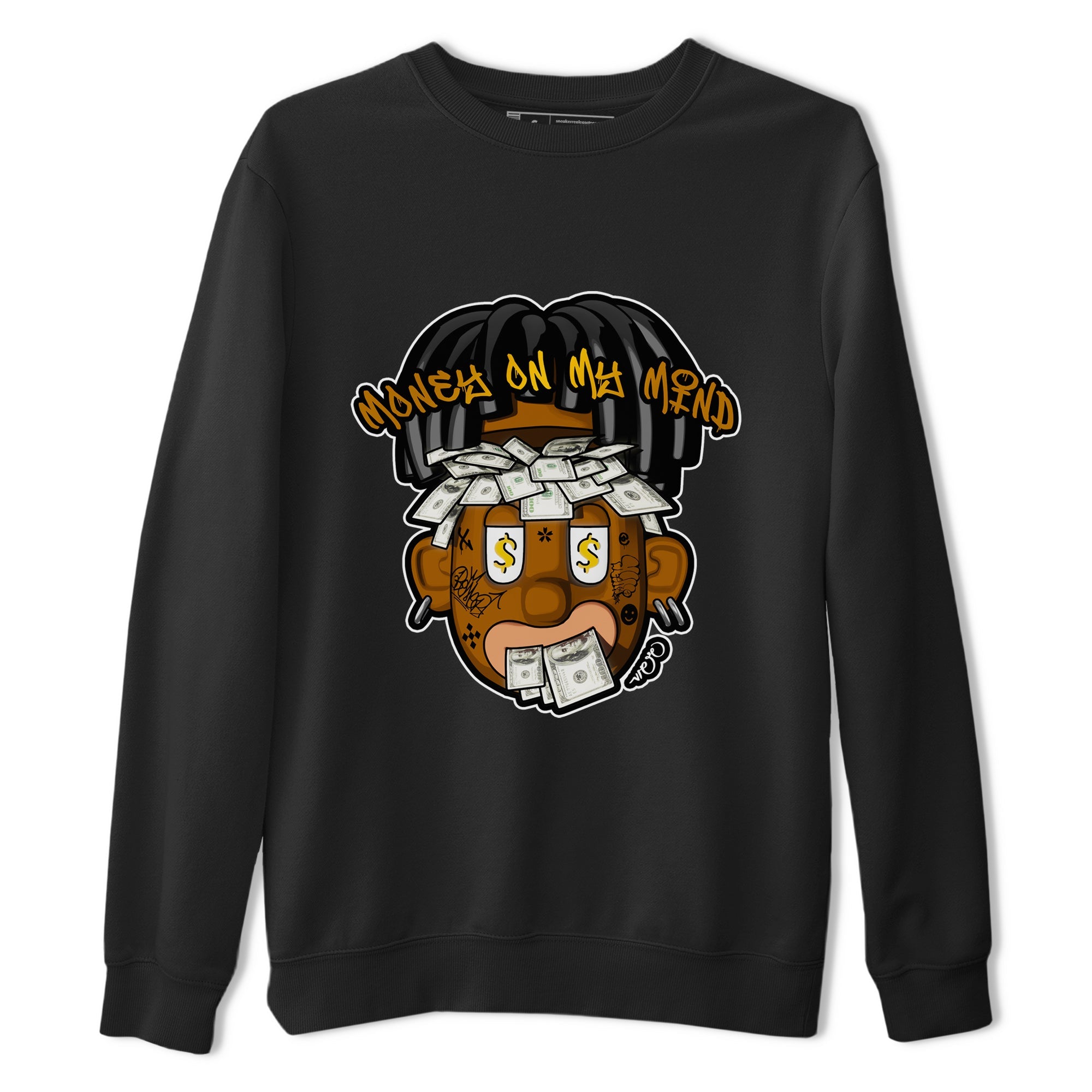 Air Jordan 11 Gratitude shirt to match jordans Money On My Mind sneaker tees AJ11 Gratitude Drip Gear Zone Unisex Black 2 T-Shirt