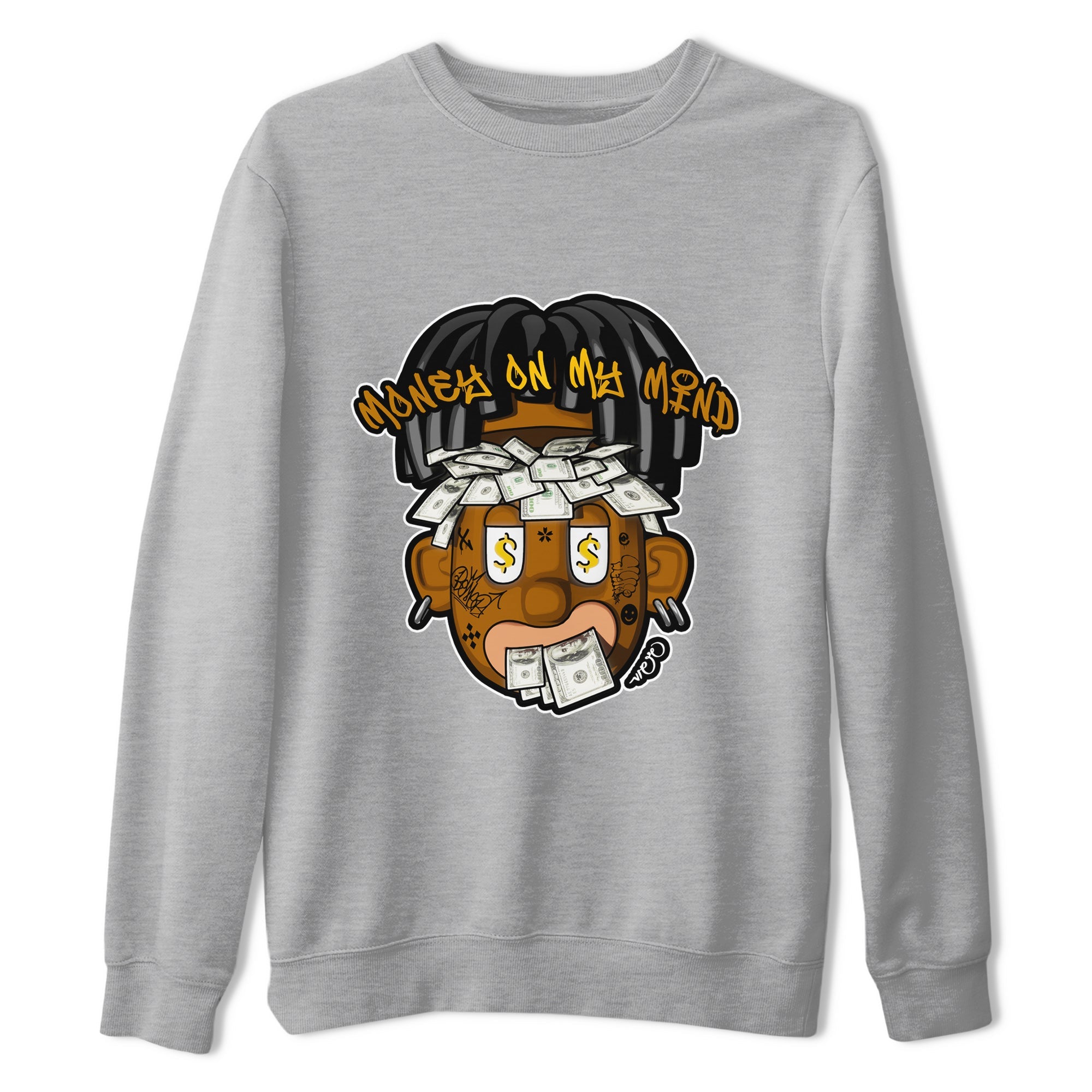 Air Jordan 11 Gratitude shirt to match jordans Money On My Mind sneaker tees AJ11 Gratitude Drip Gear Zone Unisex Heather Grey 2 T-Shirt