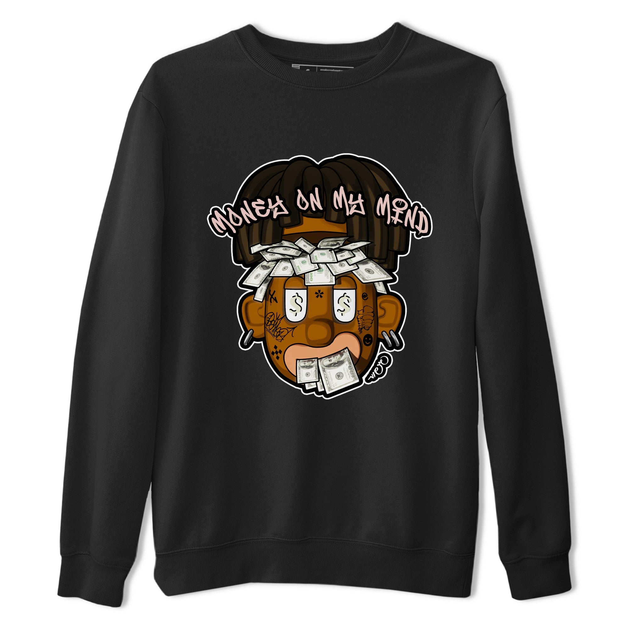 Air Jordan 11 Neapolitan shirt to match jordans Money On My Mind sneaker tees AJ11 Neapolitan Drip Gear Zone Unisex Black 2 T-Shirt