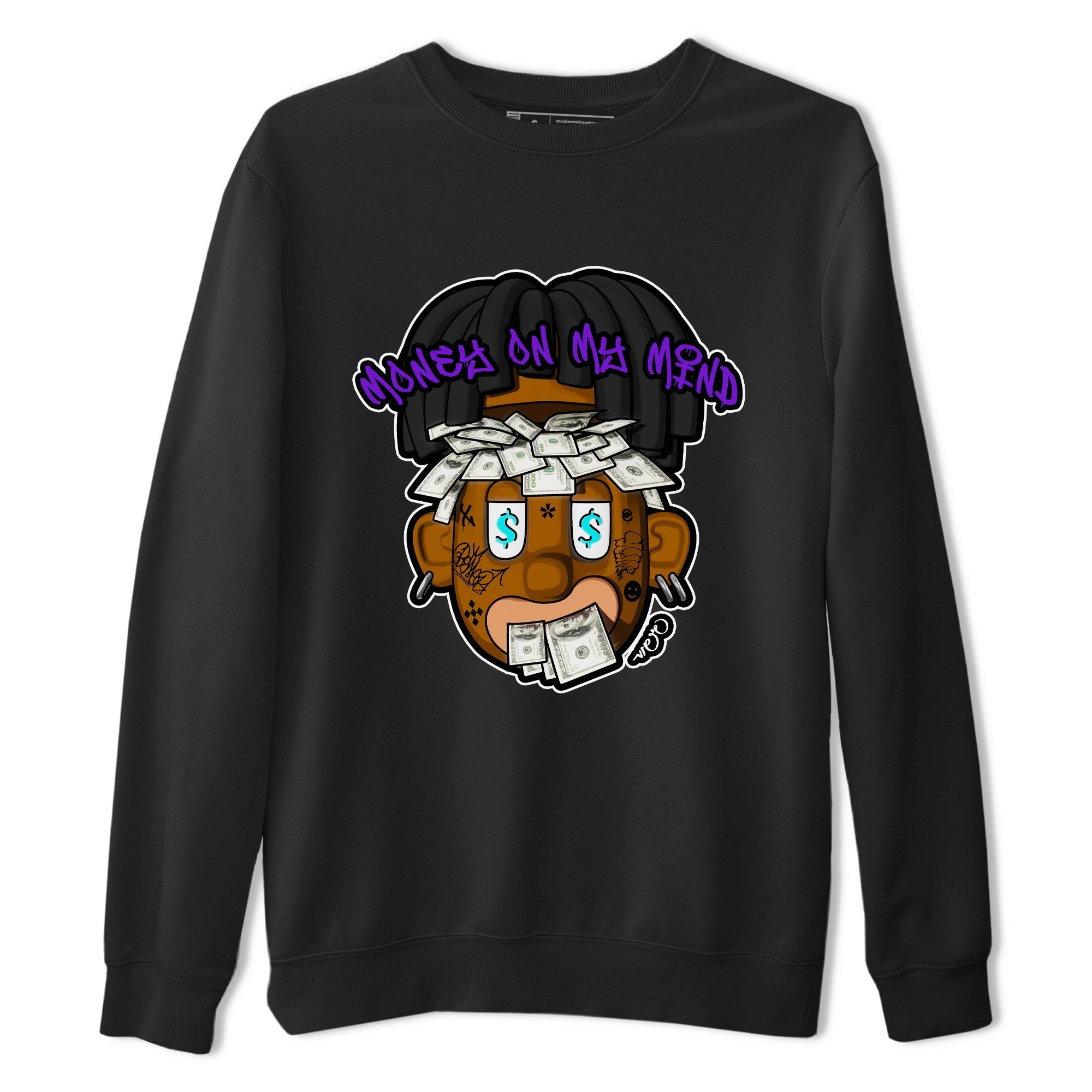 Air Jordan 6 Aqua shirt to match jordans Money On My Mind sneaker tees AJ6 Aqua Drip Gear Zone Unisex Black 2 T-Shirt