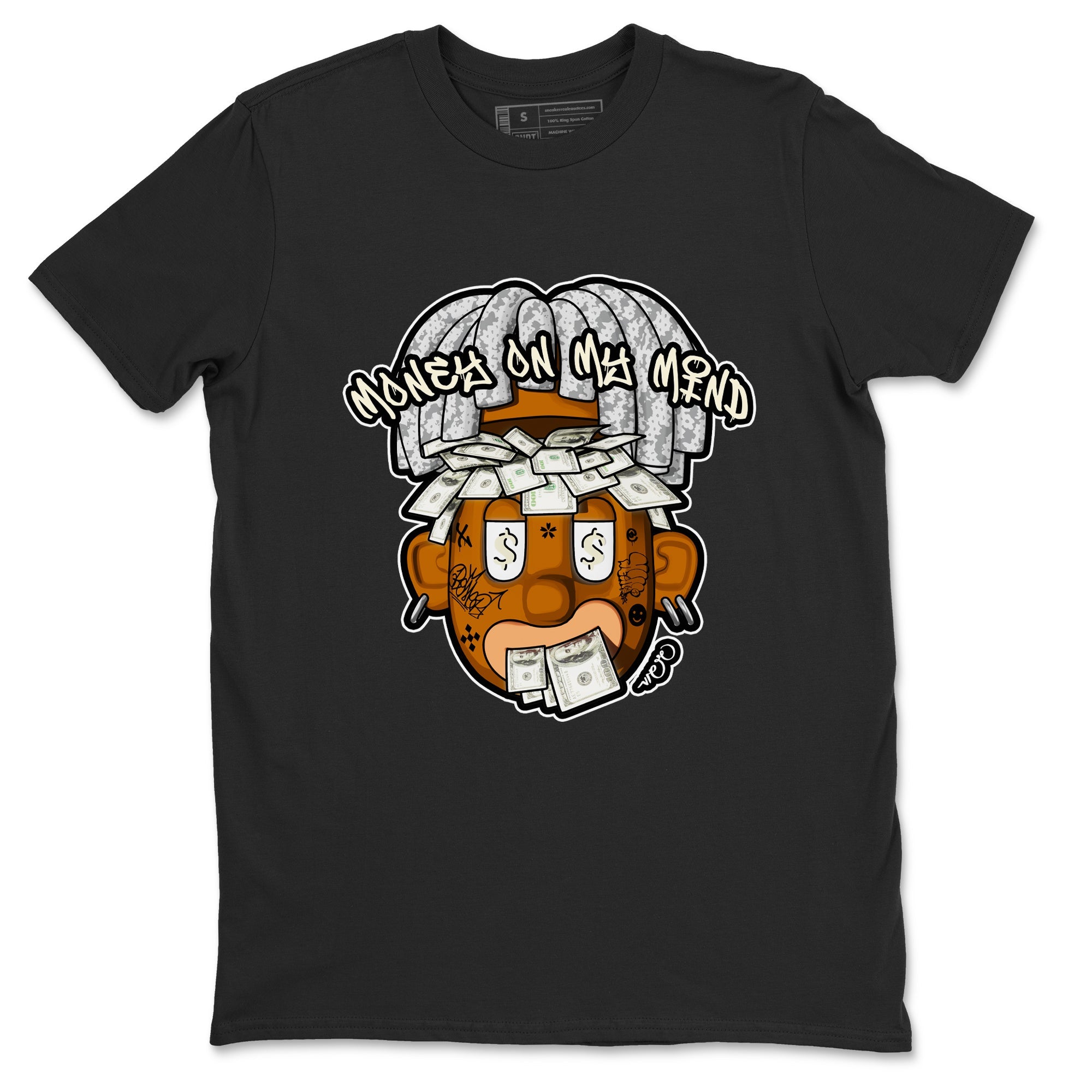 Yeezy 350 Static shirt to match jordans Money On My Mind sneaker tees Adidas Yeezy 350 Static Drip Gear Zone Unisex Black 2 T-Shirt