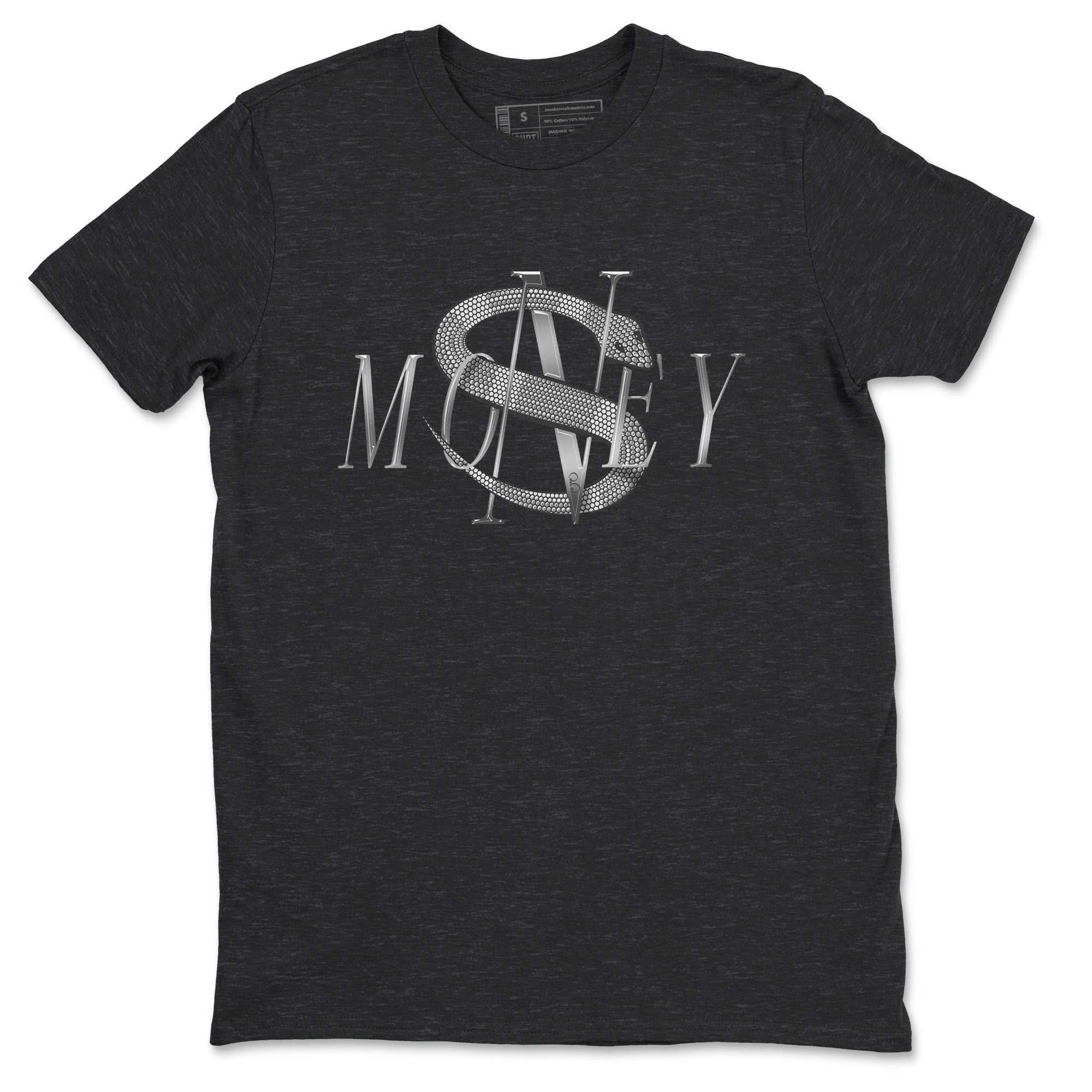 Air Jordan 1 Gift Giving shirt to match jordans Money Snake sneaker tees  Metal tees AJ1 Gift Giving Drip Gear Zone Unisex Charcoal Heather 2 T-Shirt
