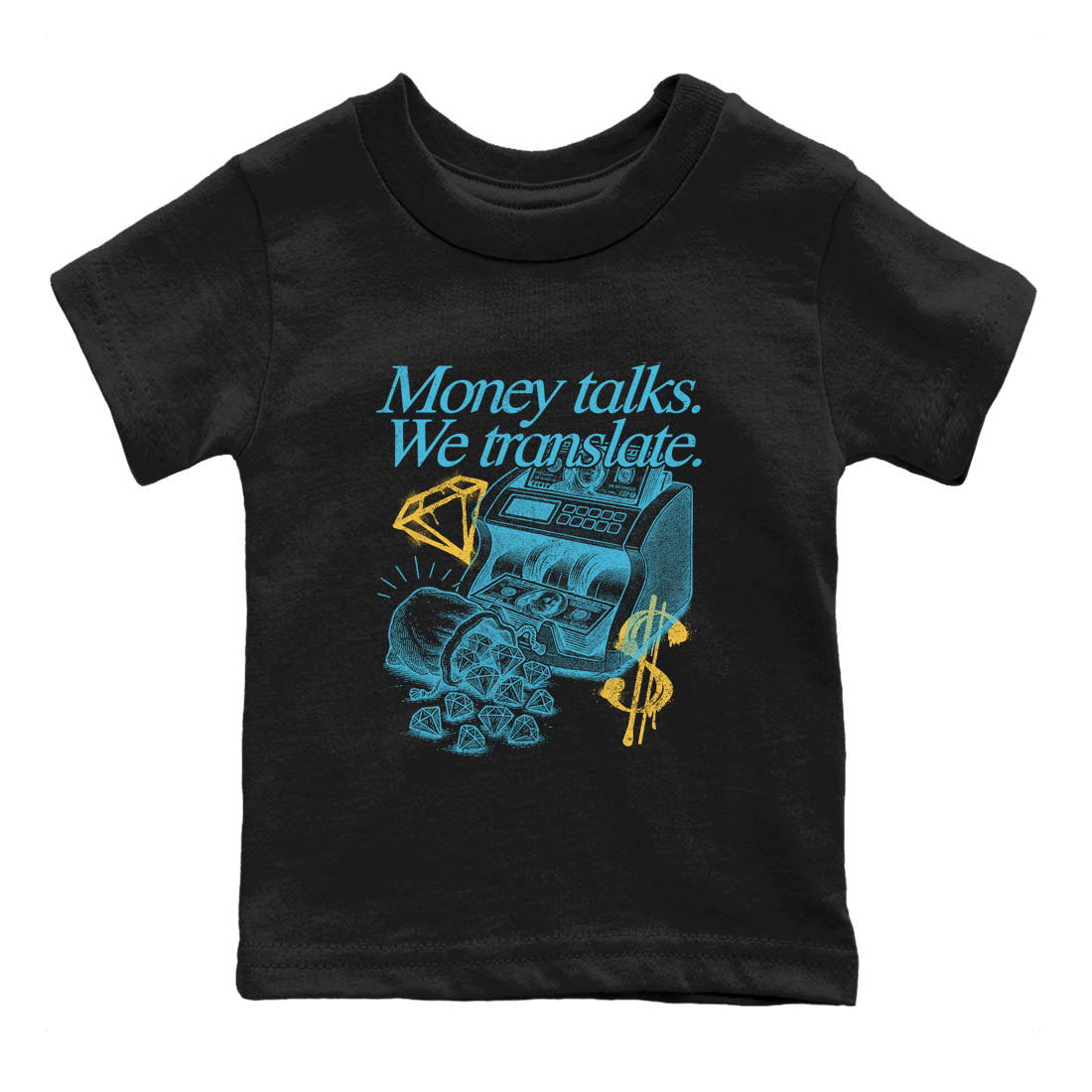 Sneaker Threads  Sneaker Tees To Match Air Jordan 11 Retro Gamma  Money Talks We Translate Youth Graphic Tee Black 2. Perfect for Jordan releases 2025 colorways.